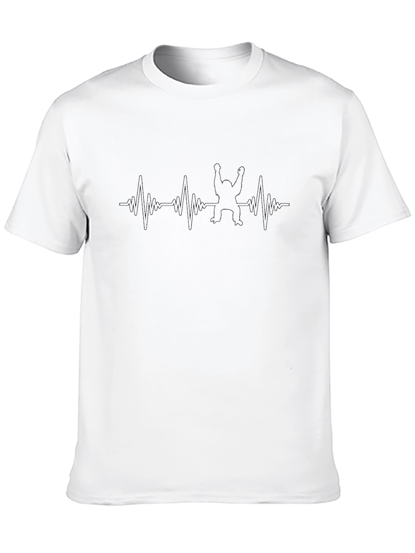 Black Heartbeat Climber T-Shirt