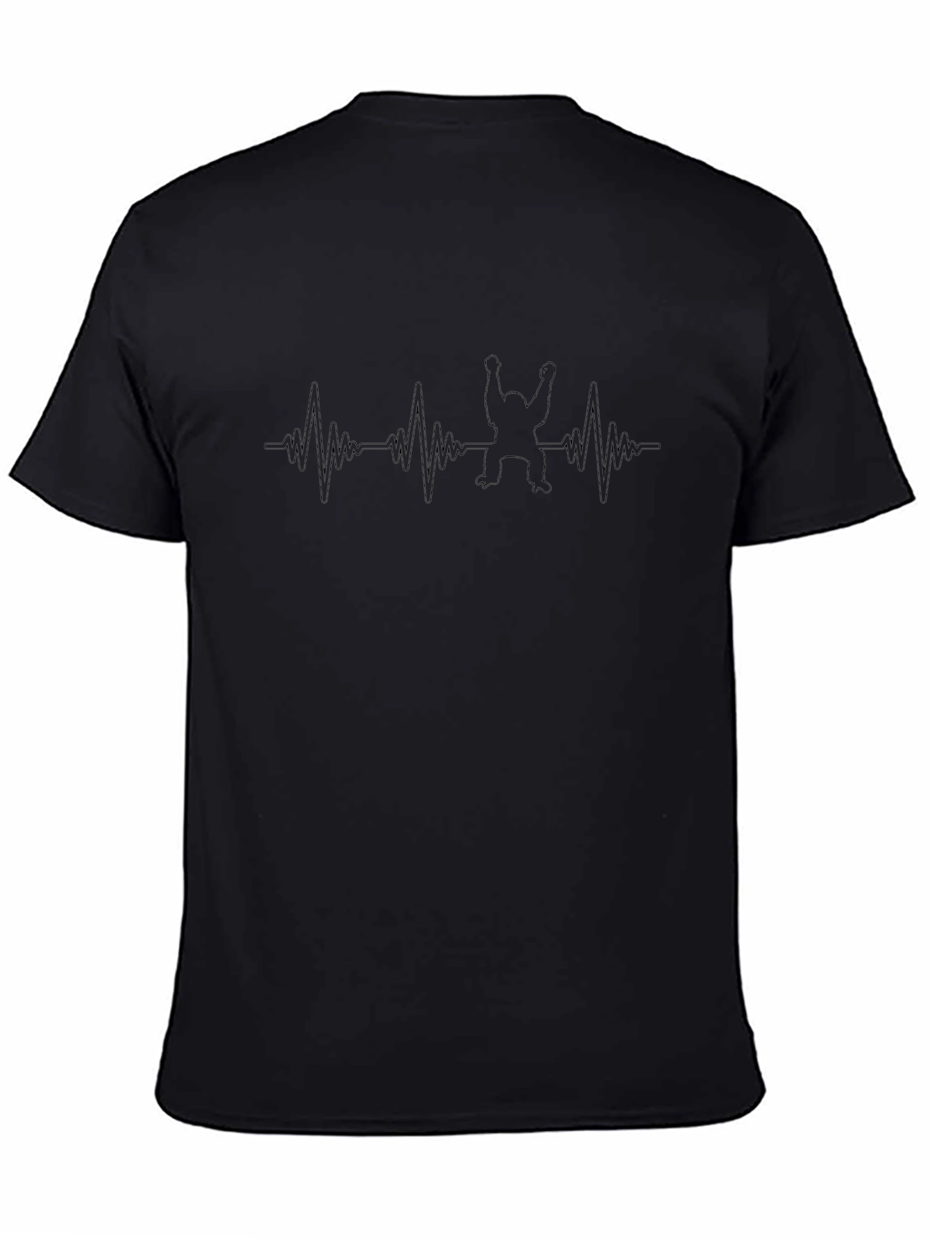 Black Heartbeat Climber T-Shirt