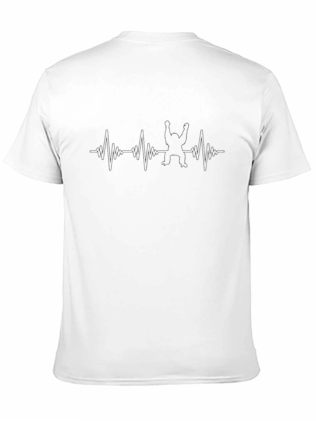 Black Heartbeat Climber T-Shirt