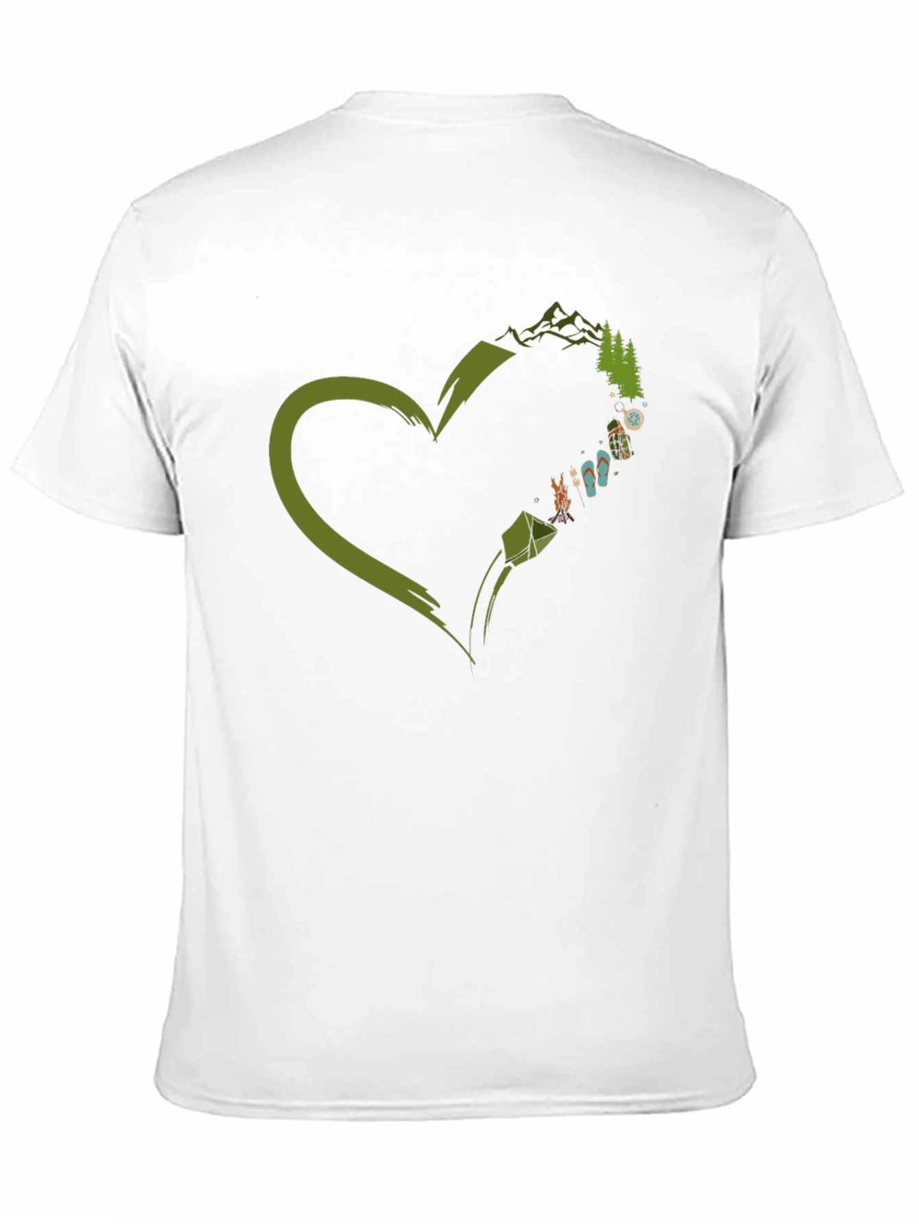 Love Camping Black Graphic Tee