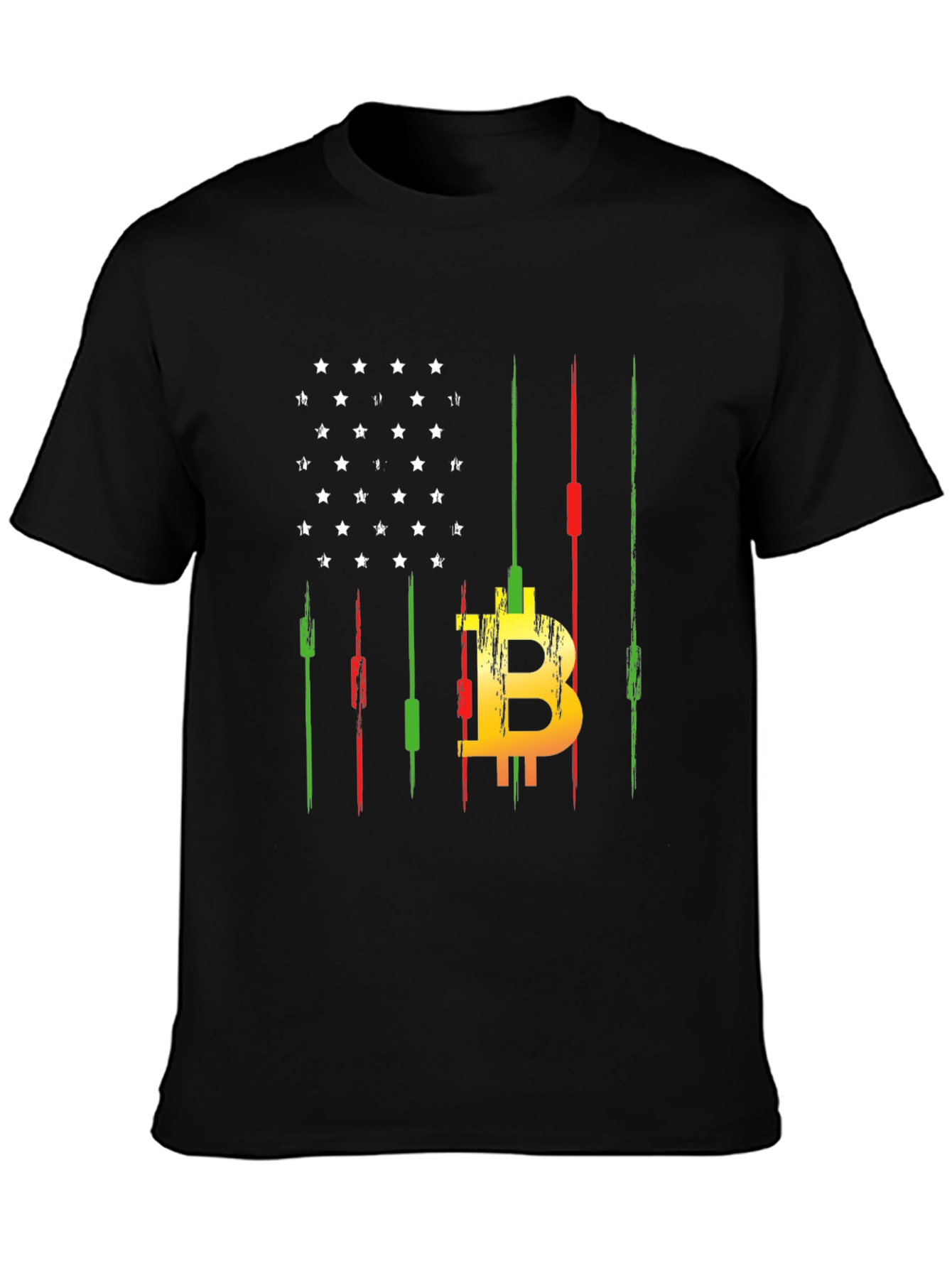 Bitcoin American Flag T-Shirt