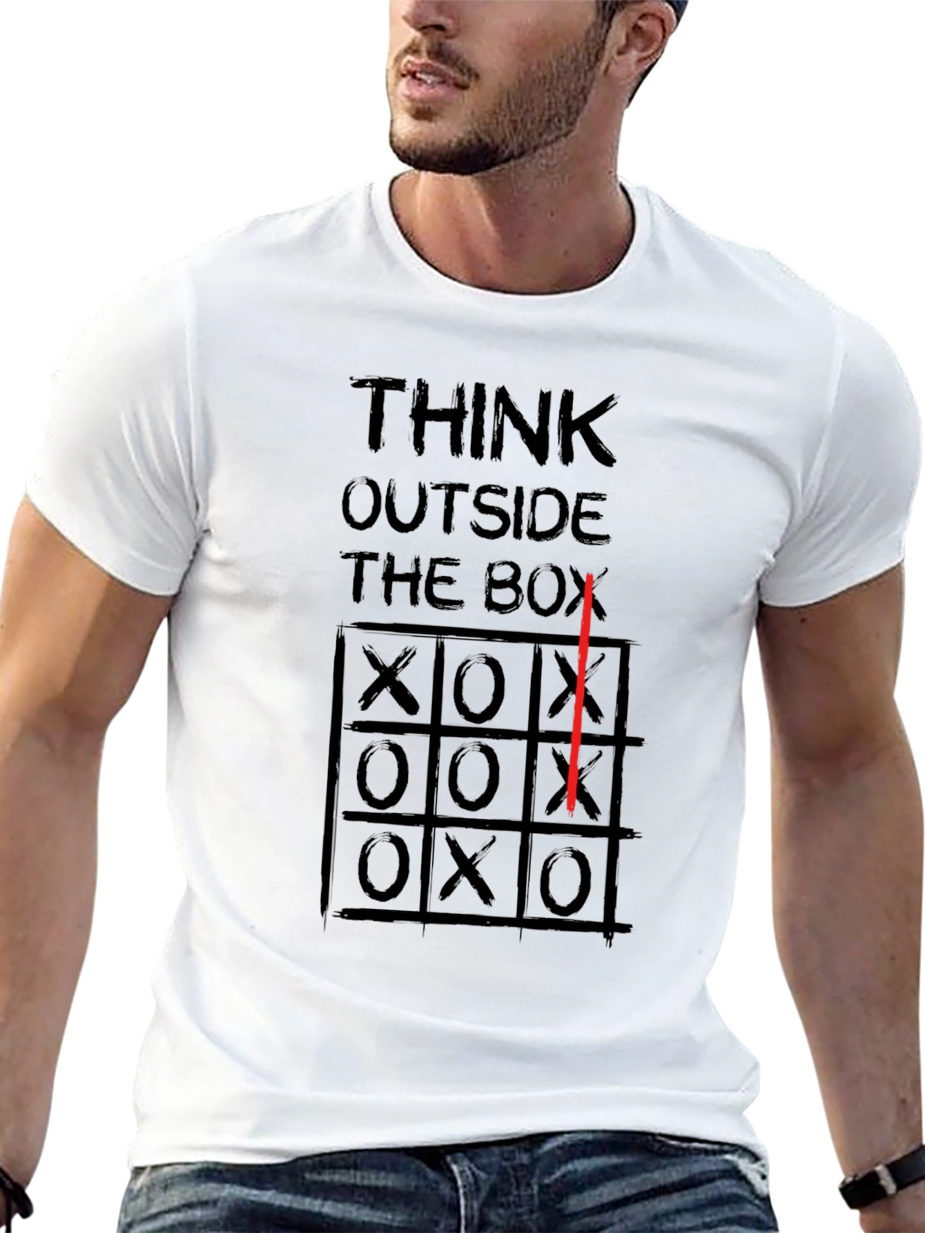Think Outside the Box Graphic Tee