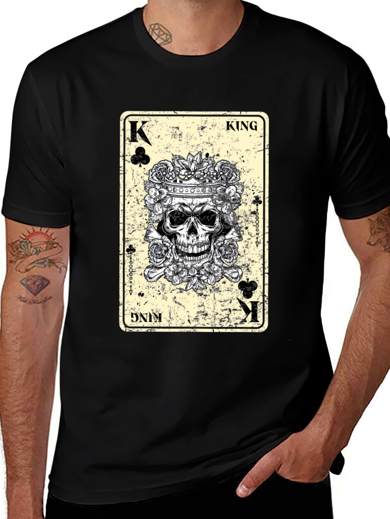 King of Clubs Skull T-Shirt