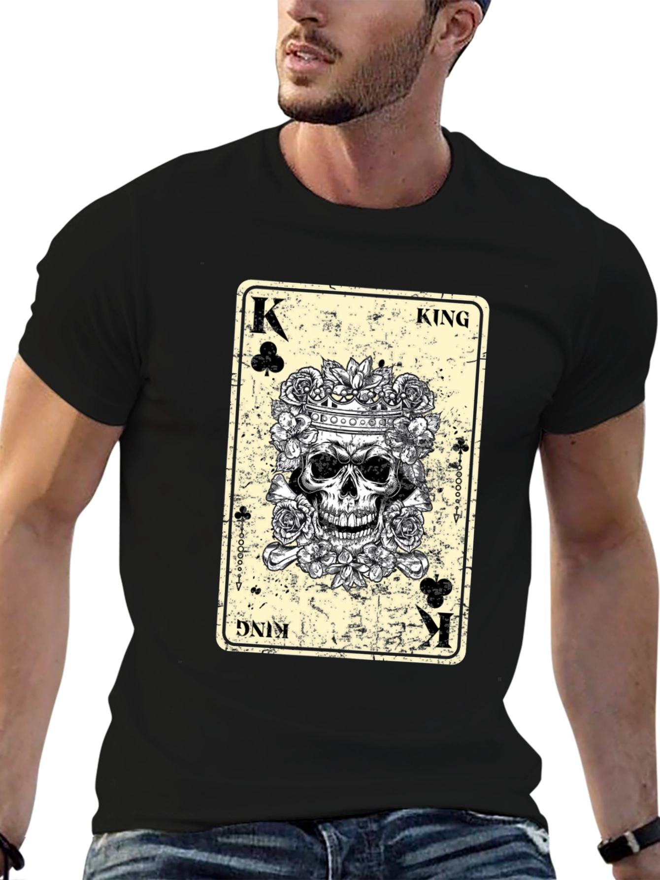 King of Clubs Skull T-Shirt