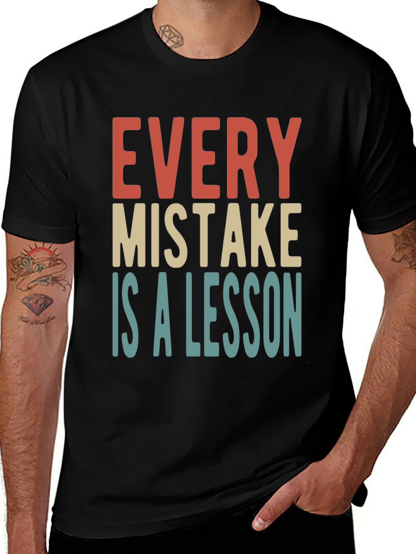 Every Mistake is a Lesson Graphic Tee