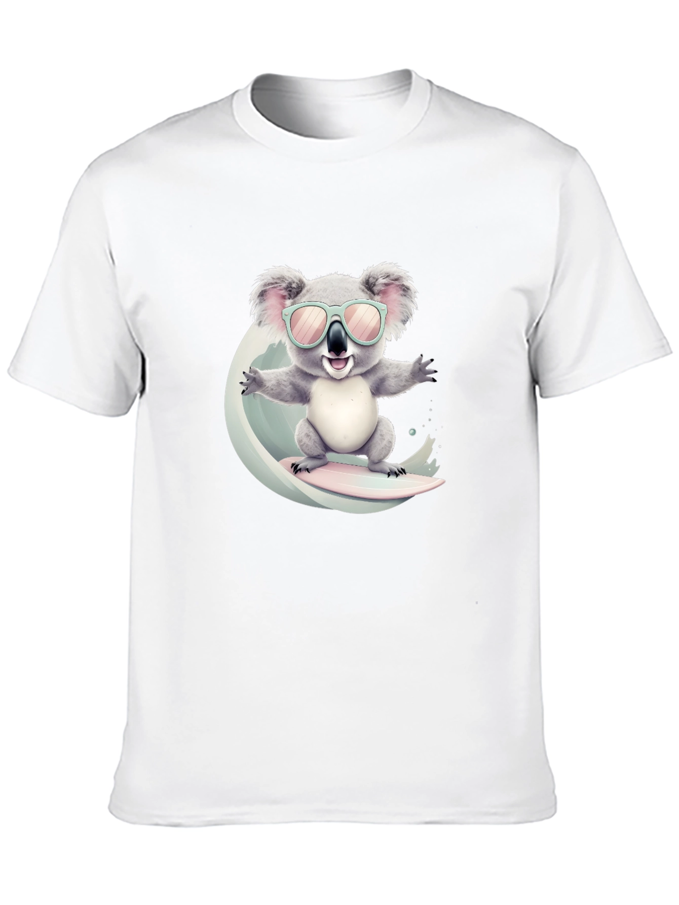 Cool Koala Surfing Graphic Tee