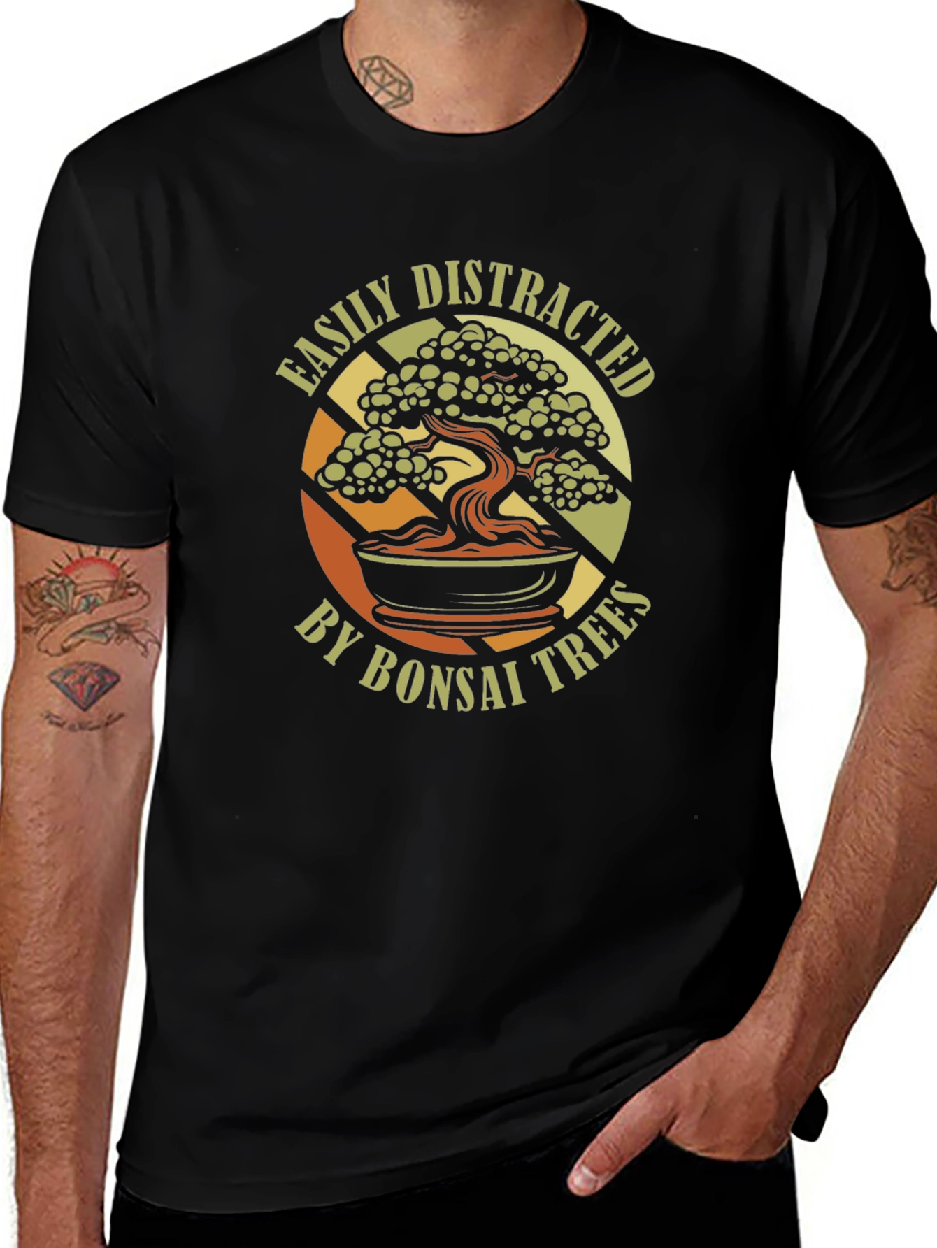 Easily Distracted By Bonsai Trees T-Shirt