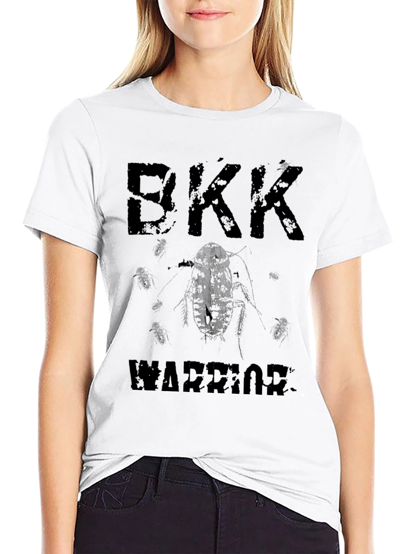 BKK Warrior Graphic Tee - Bangkok Cockroach Design