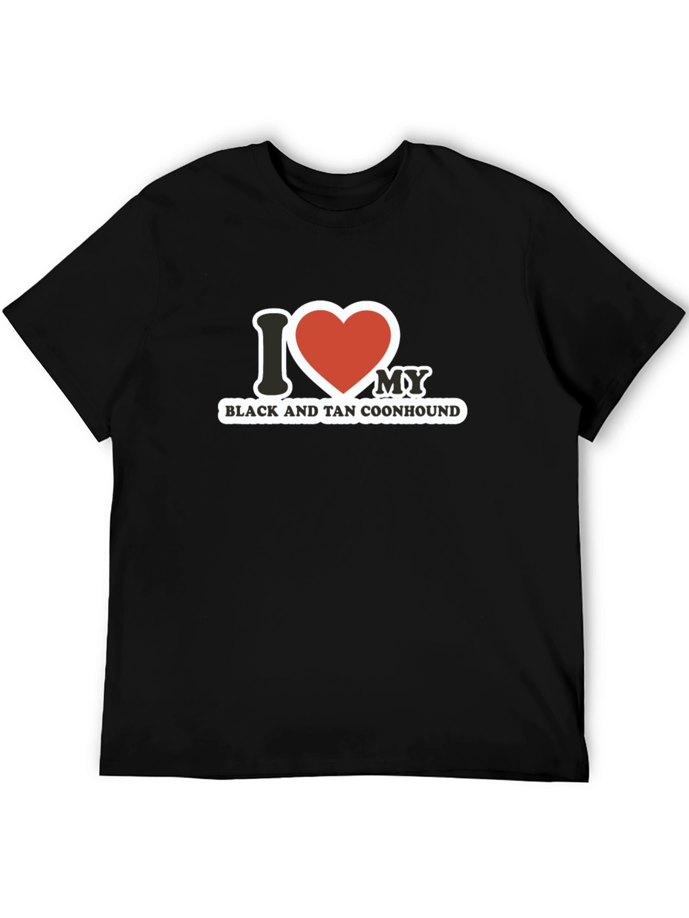 I Heart My Black and Tan Coonhound T-Shirt