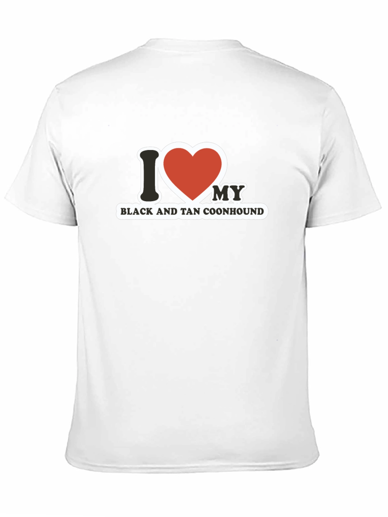 I Heart My Black and Tan Coonhound T-Shirt