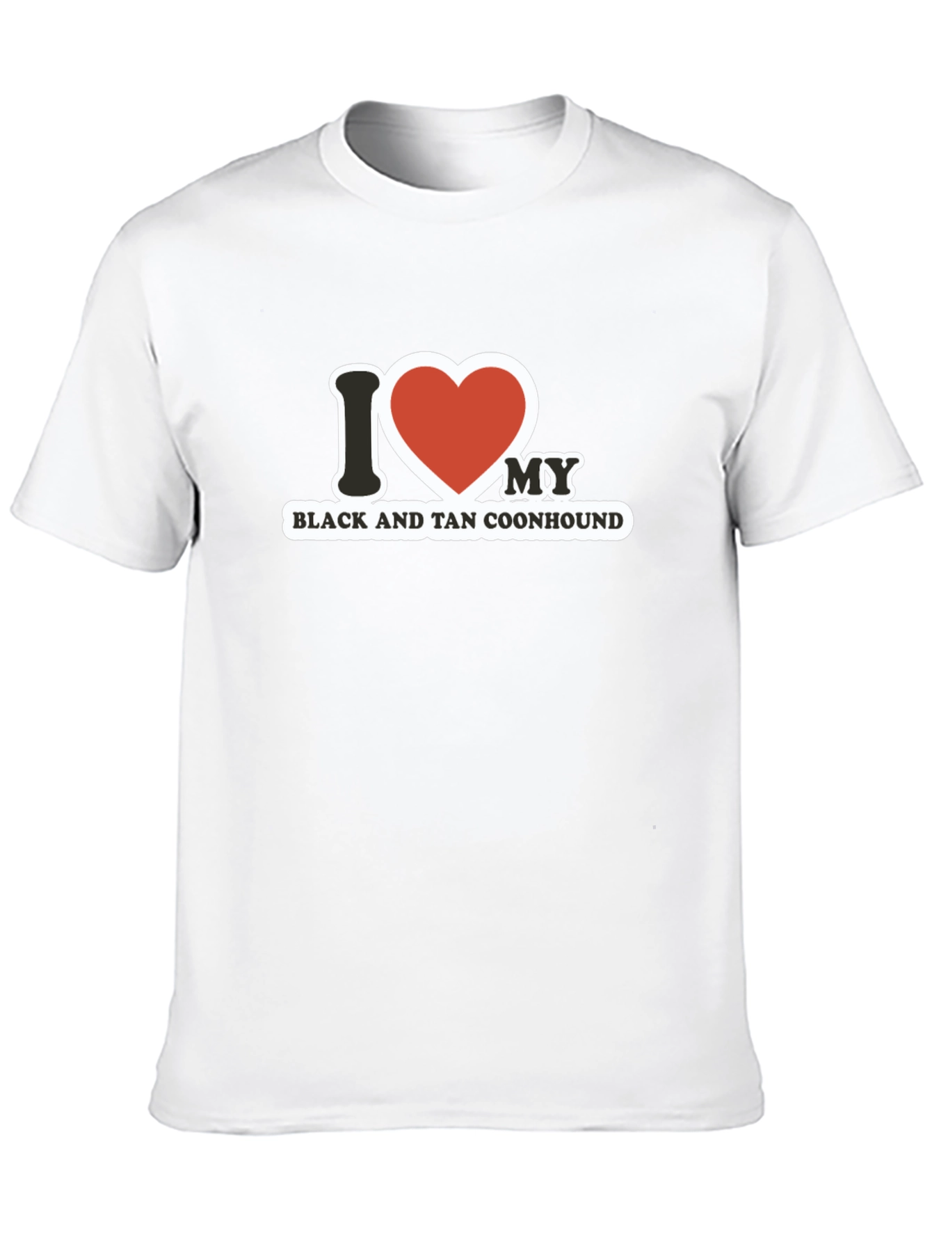 I Heart My Black and Tan Coonhound T-Shirt
