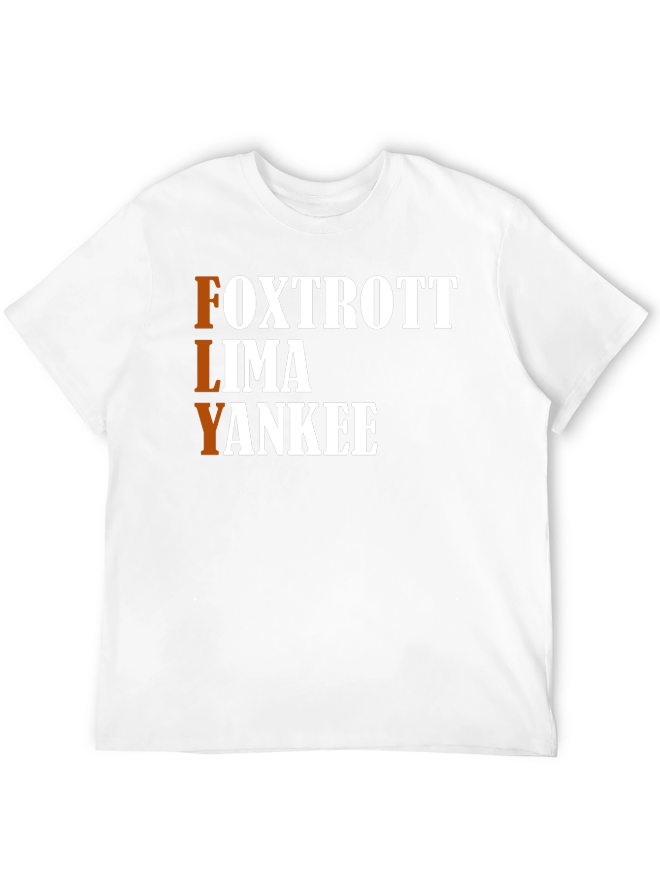 FLY Acronym T-Shirt - Foxtrott Lima Yankee