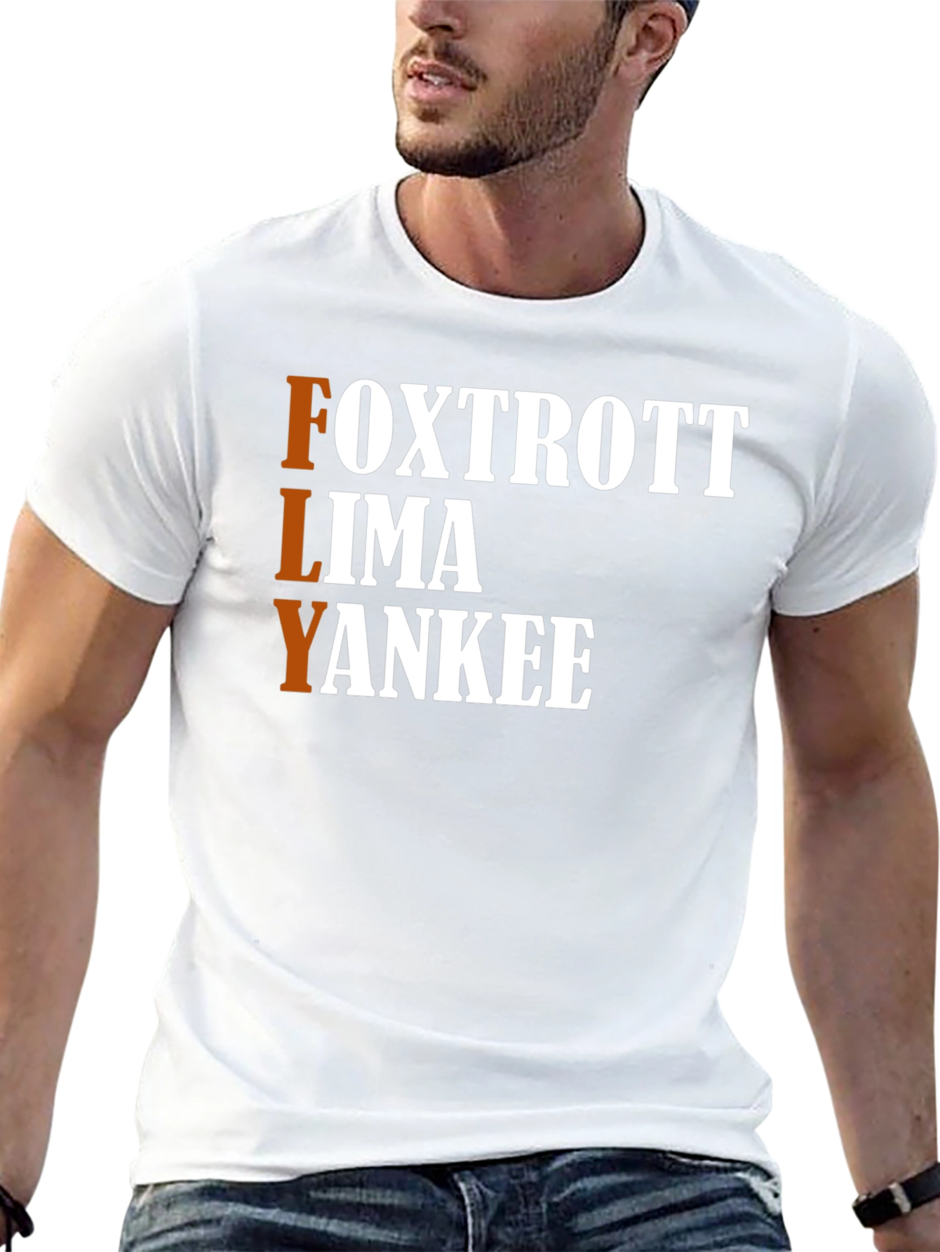 FLY Acronym T-Shirt - Foxtrott Lima Yankee
