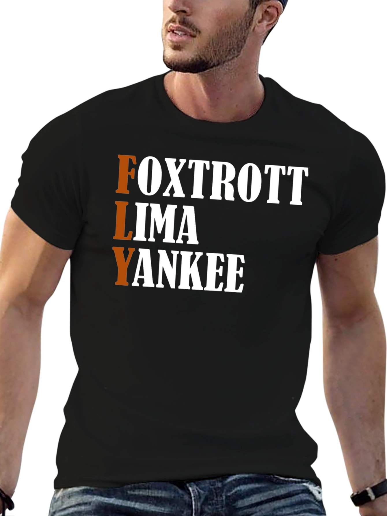 FLY Acronym T-Shirt - Foxtrott Lima Yankee