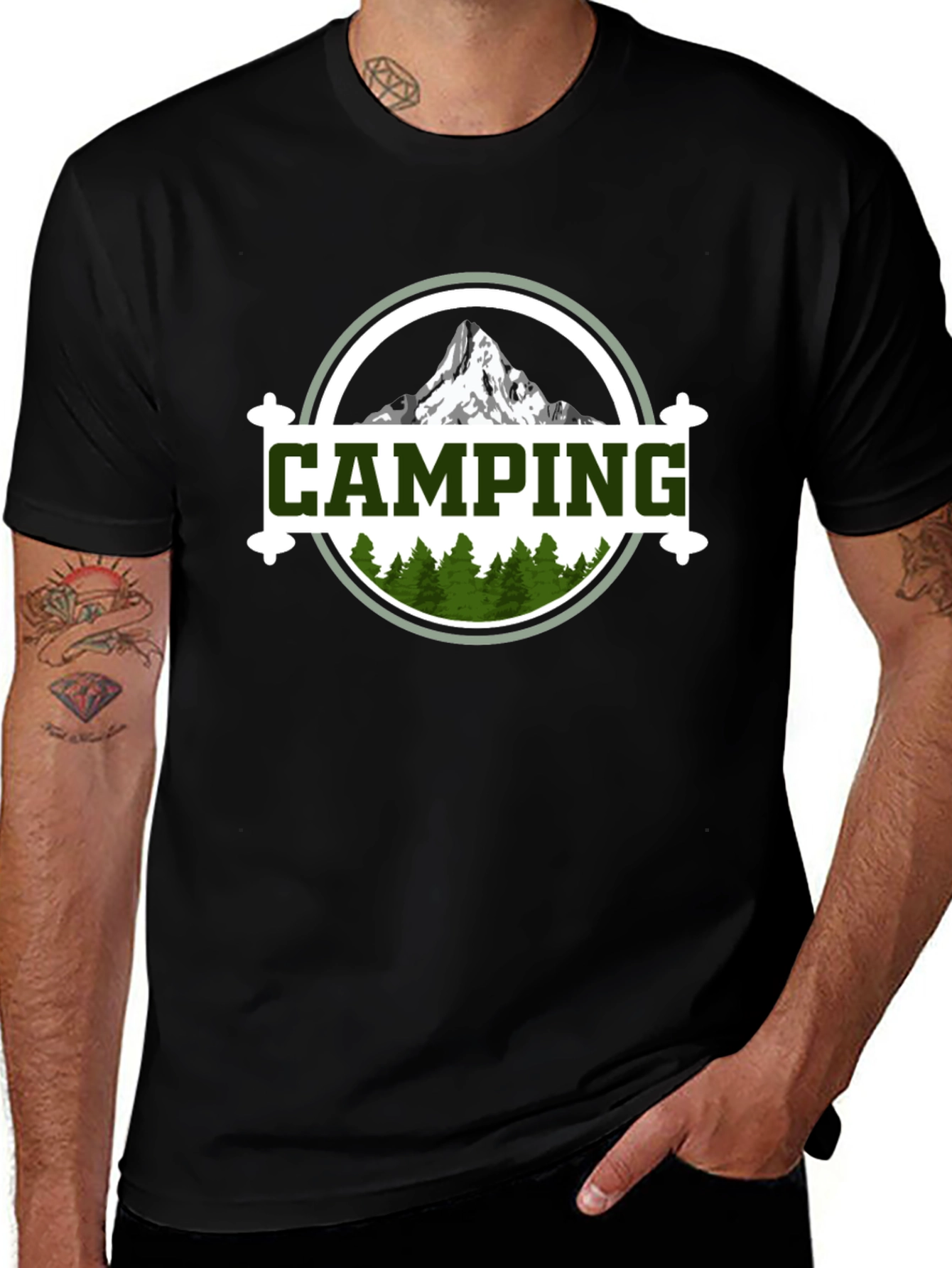 Camping Adventure Graphic Tee - Nature Lover Shirt