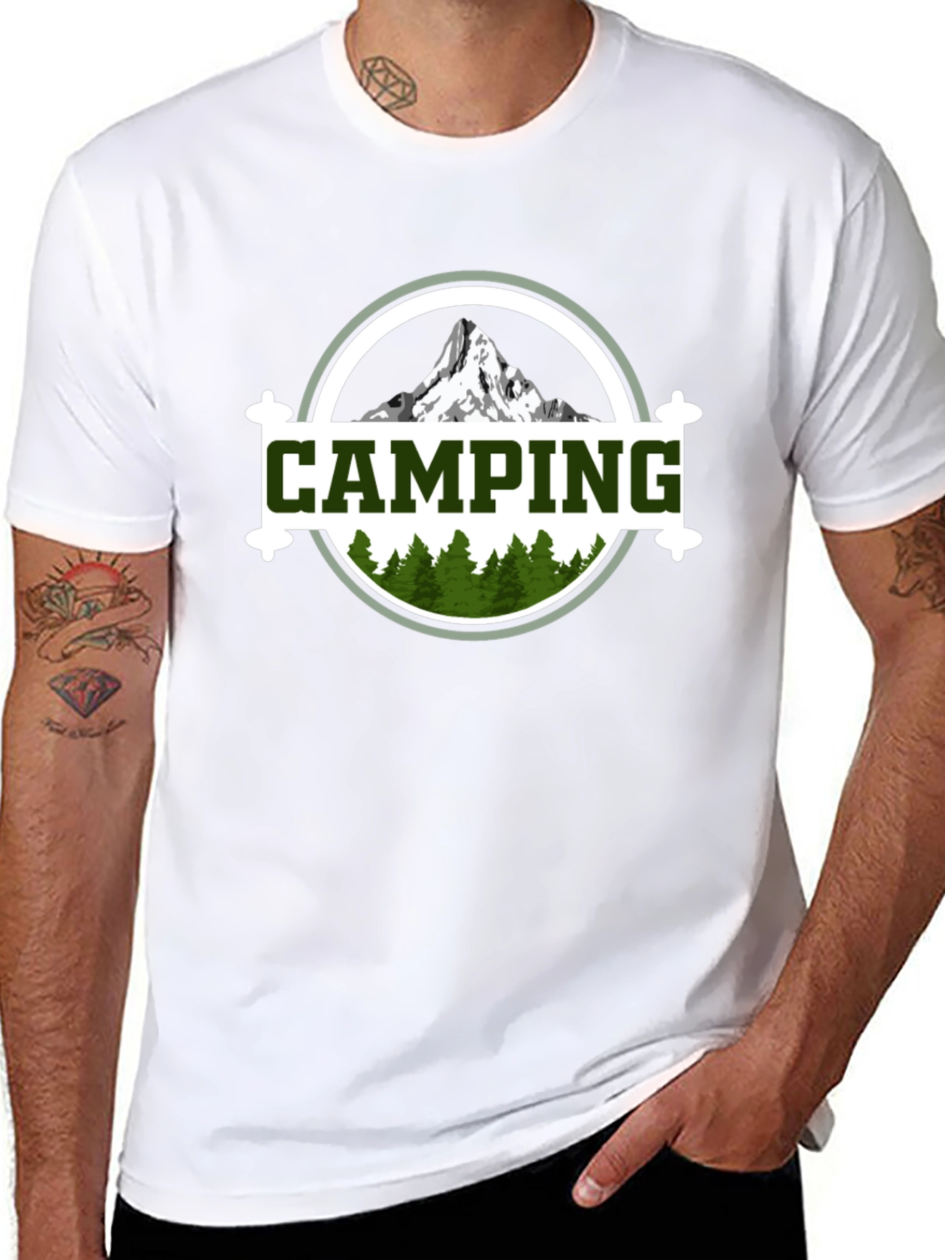 Camping Adventure Graphic Tee - Nature Lover Shirt