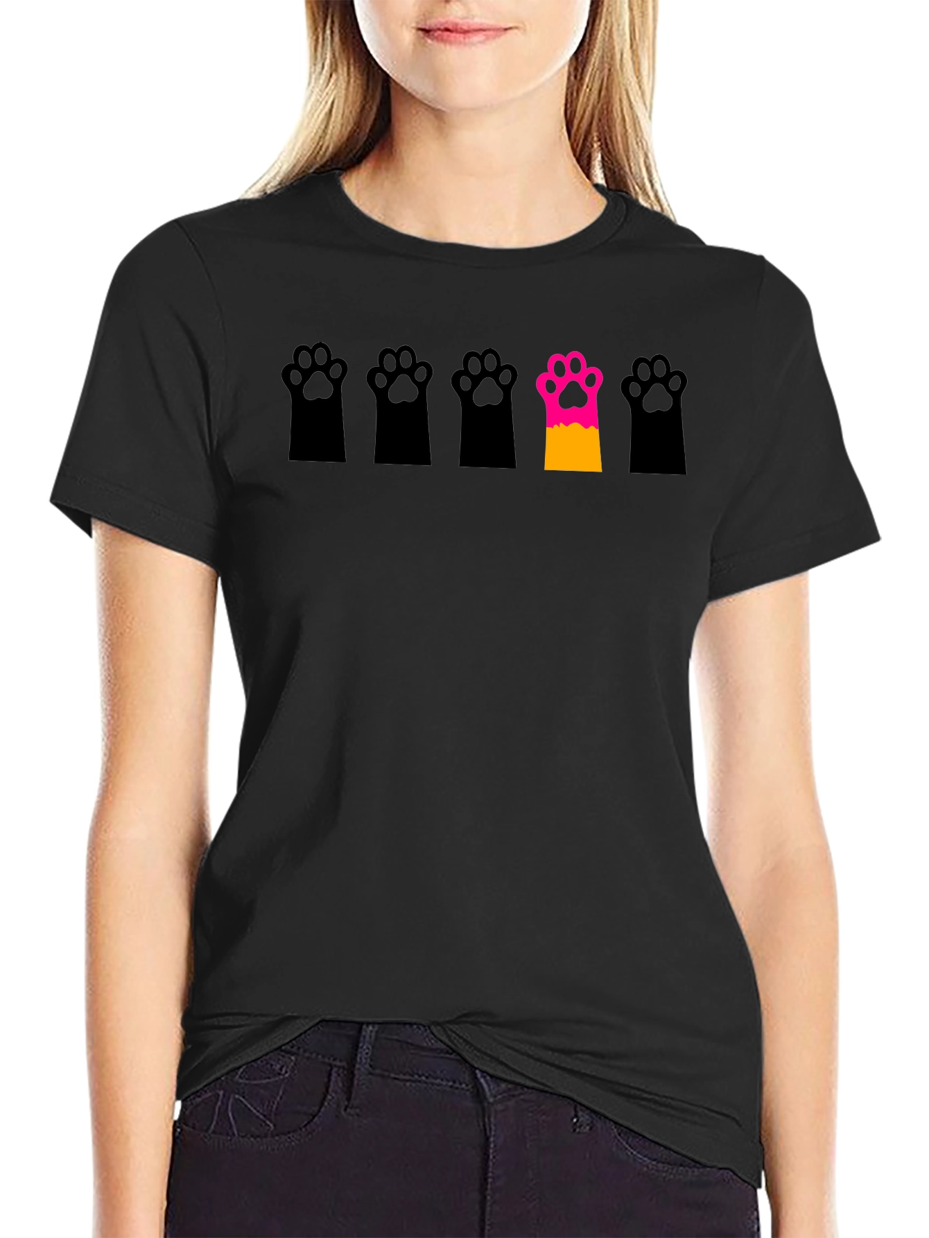 Unique Paw Print T-Shirt
