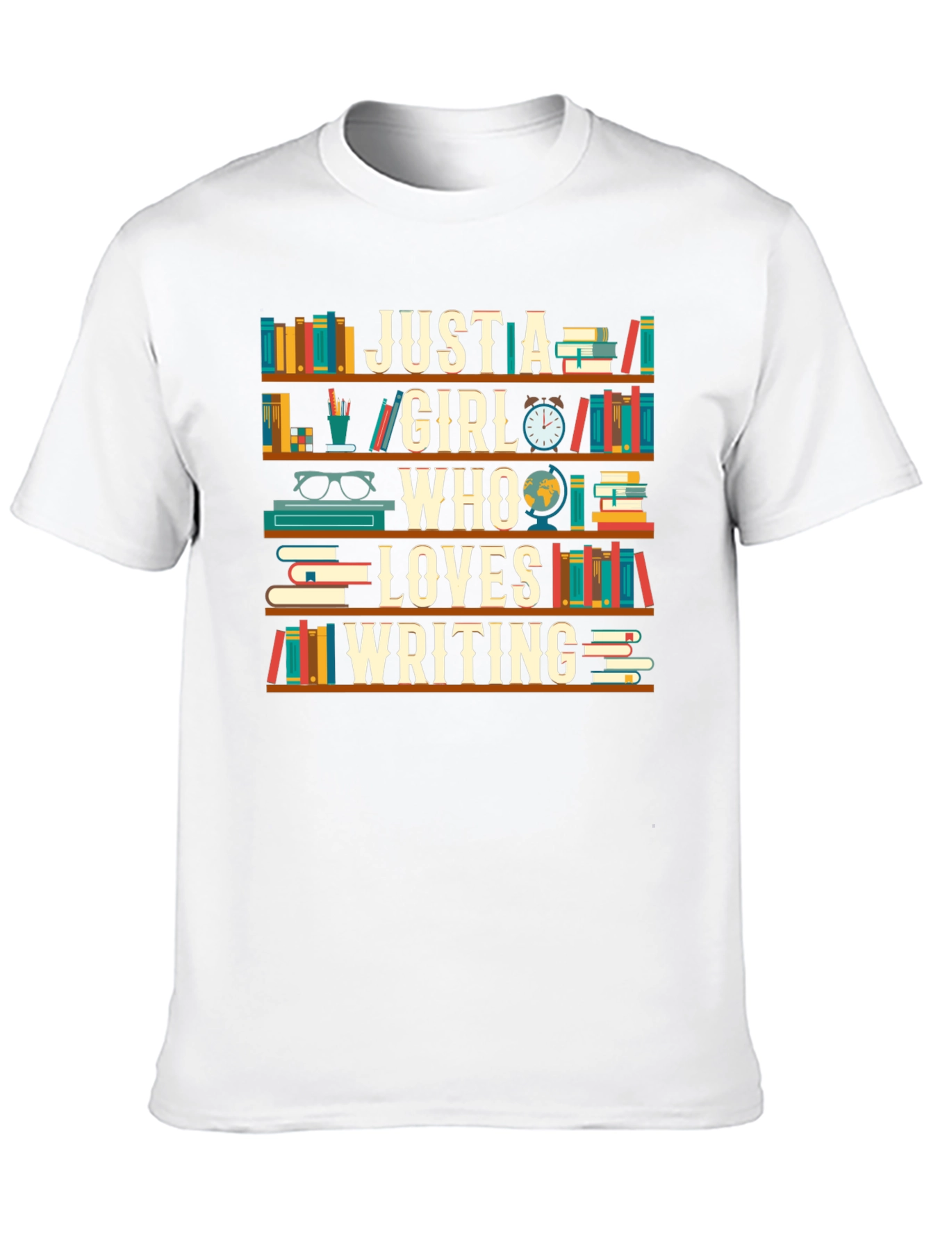 Just a Girl Who Loves Writing T-Shirt