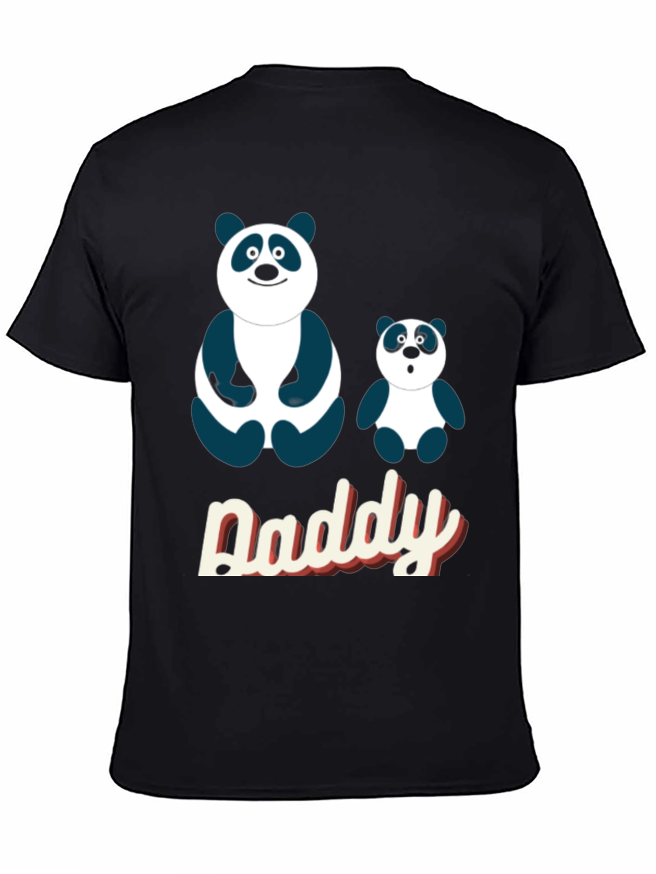 Daddy Panda Graphic T-Shirt