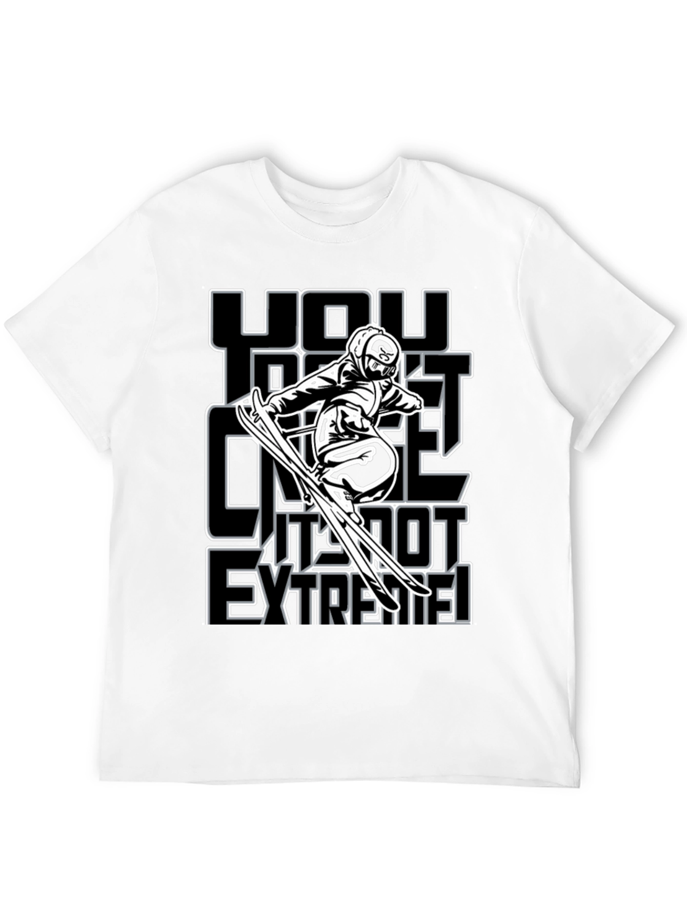 Extreme Skiing Graphic T-Shirt
