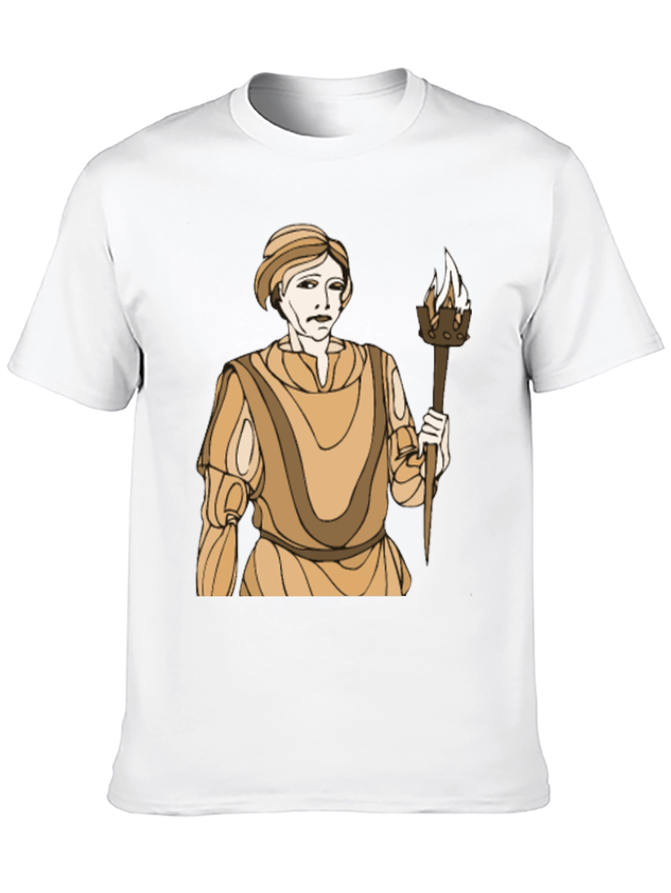Torch Bearer Graphic T-Shirt - Black