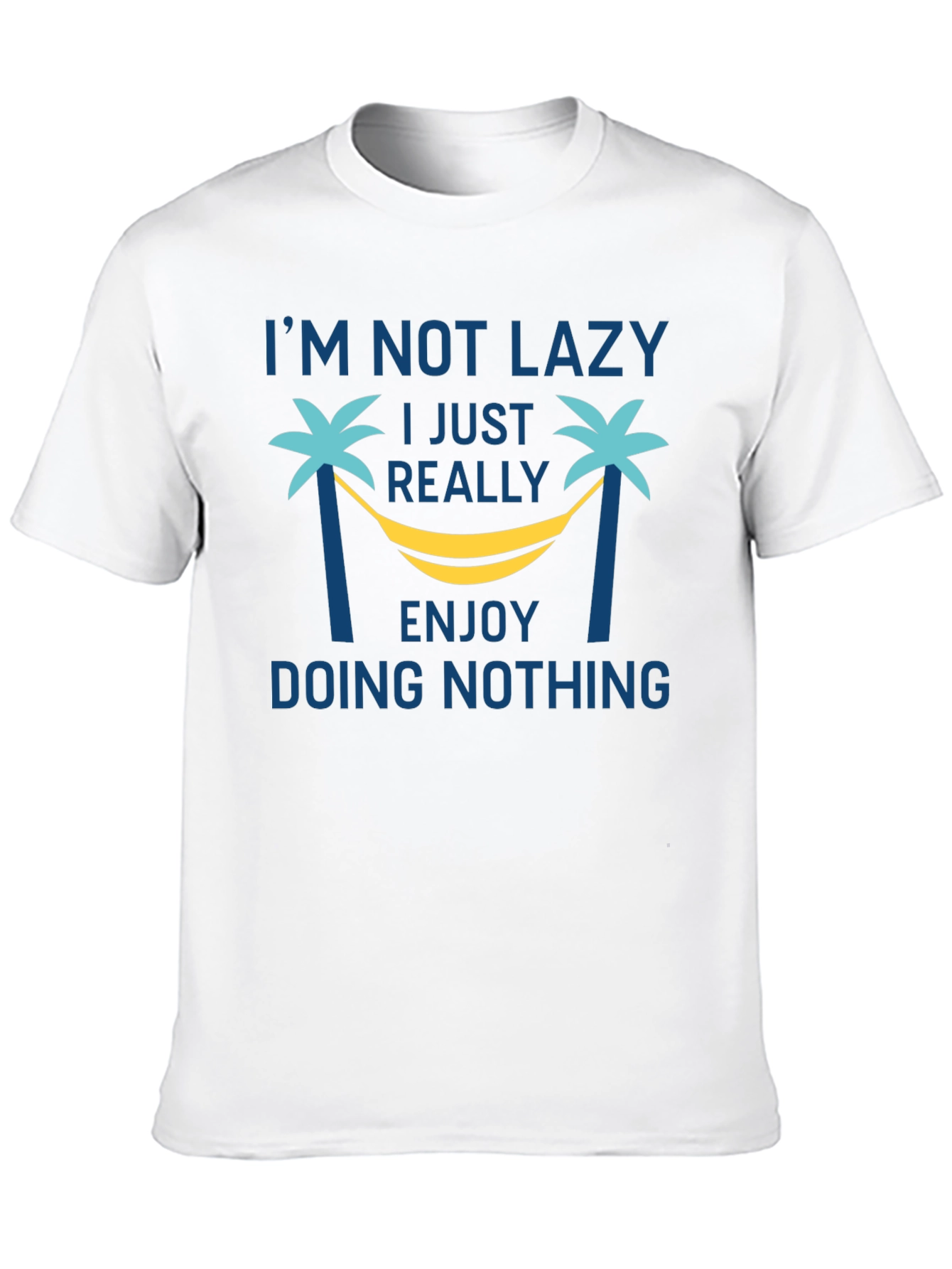 Lazy Enjoy Doing Nothing Graphic Tee