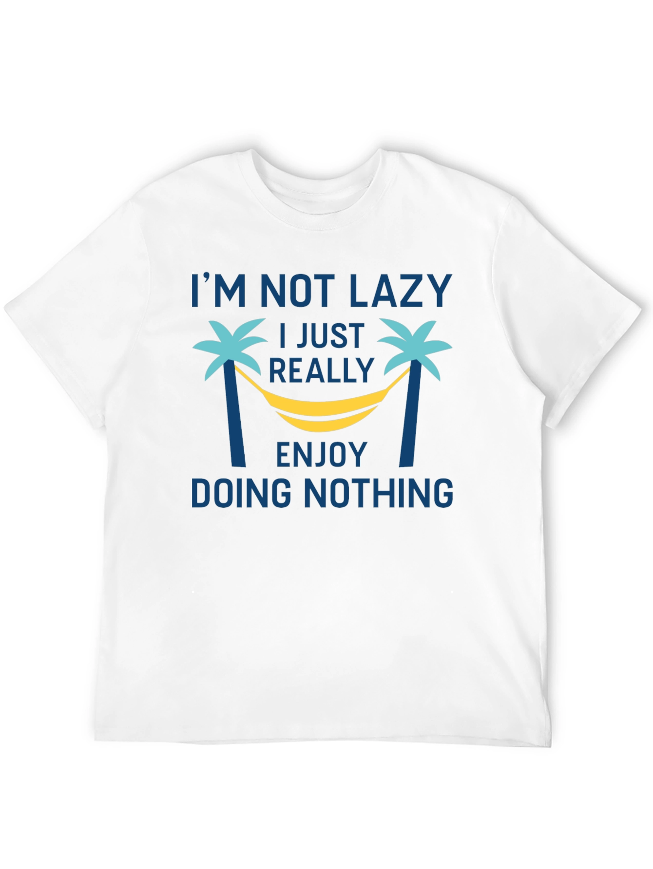Lazy Enjoy Doing Nothing Graphic Tee