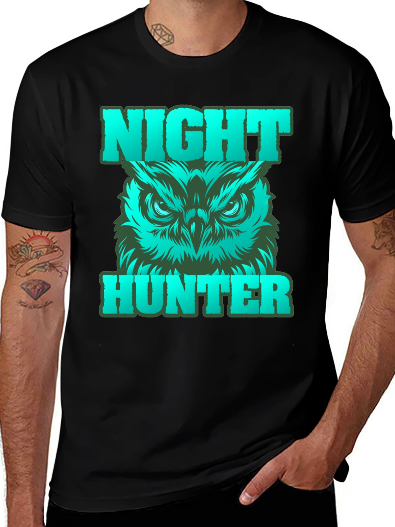 Night Hunter Owl Graphic Tee