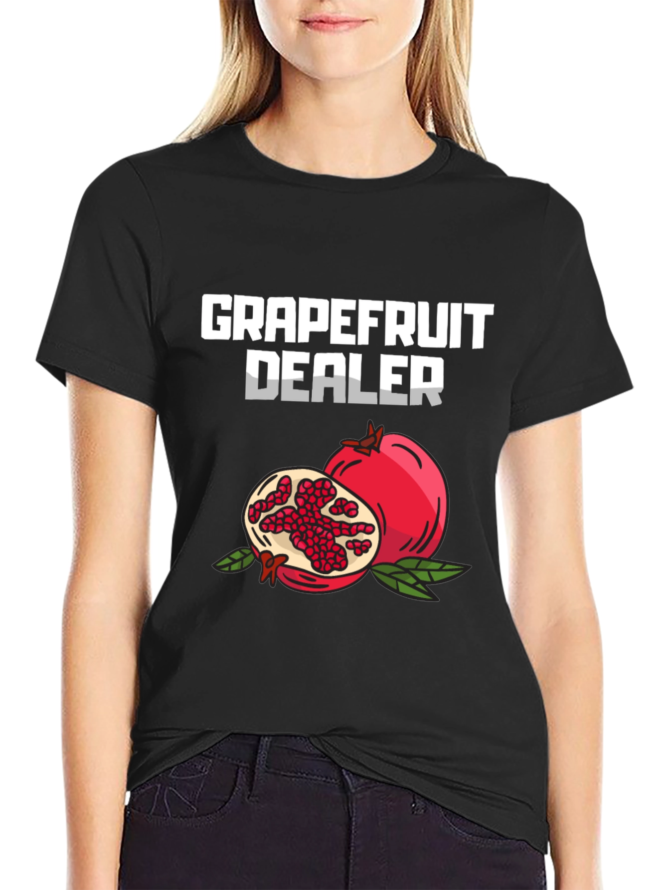 Grapefruit Dealer Graphic Tee - Funny Fruit Lover Shirt