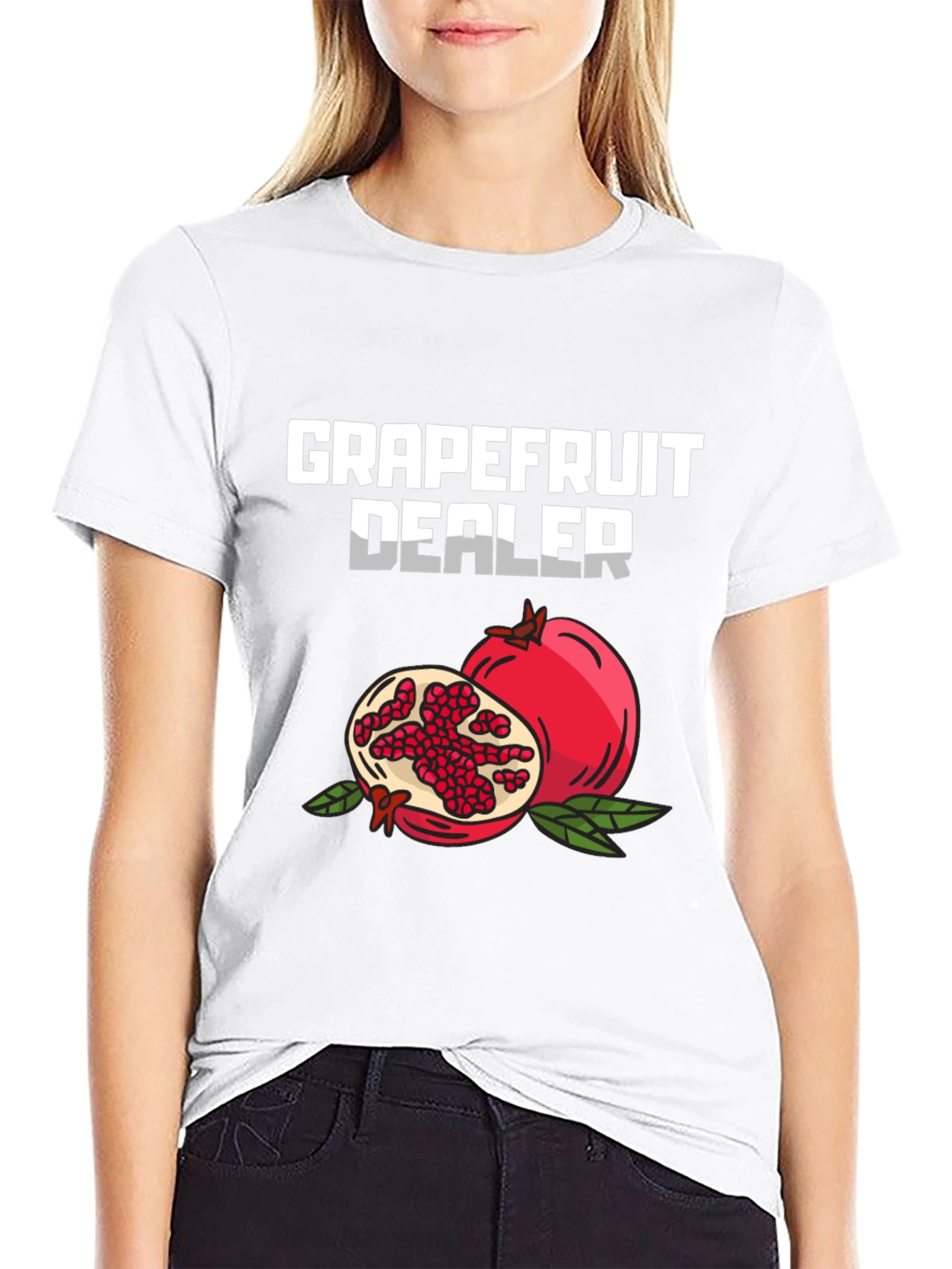 Grapefruit Dealer Graphic Tee - Funny Fruit Lover Shirt