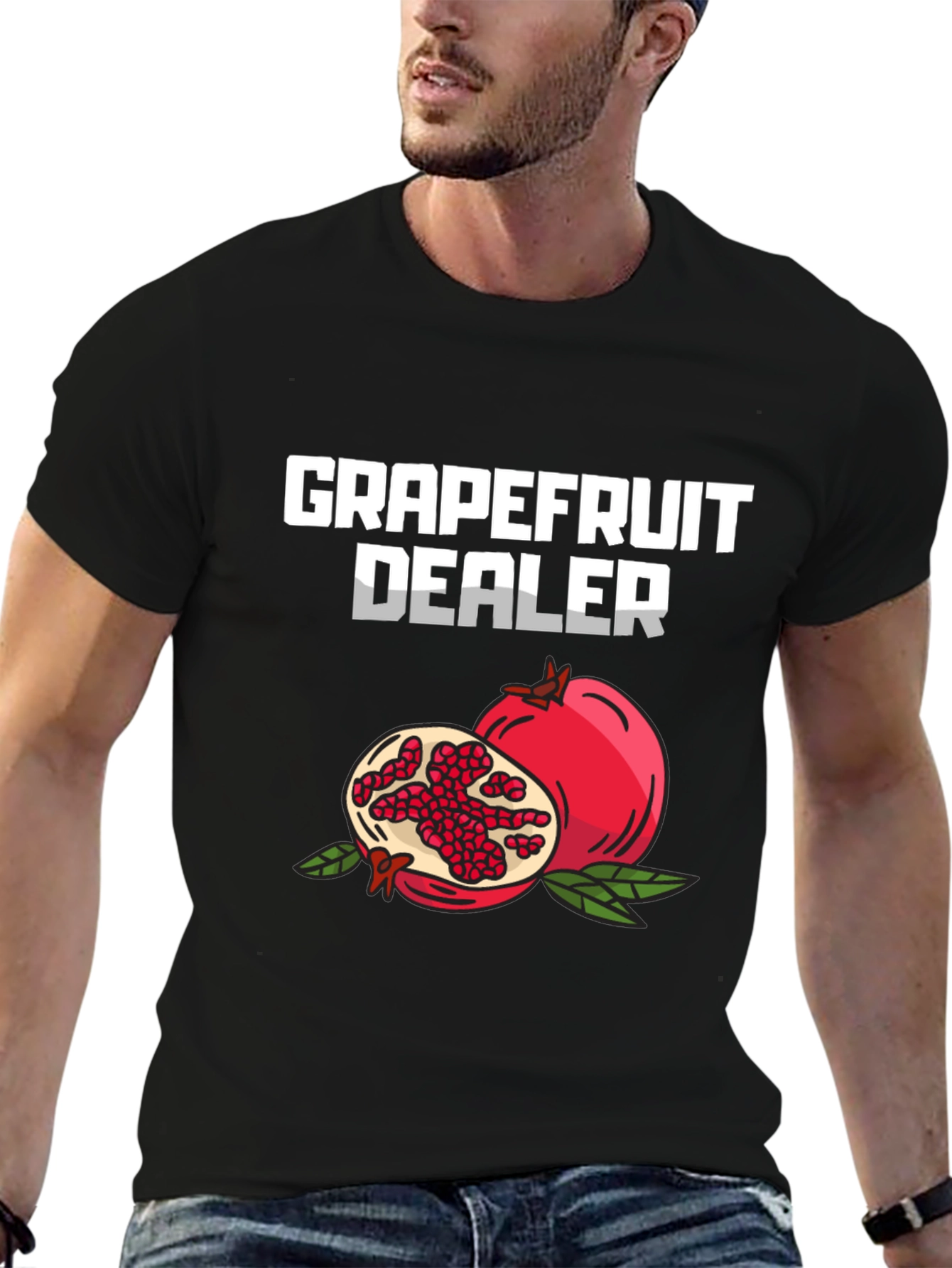 Grapefruit Dealer Graphic Tee - Funny Fruit Lover Shirt