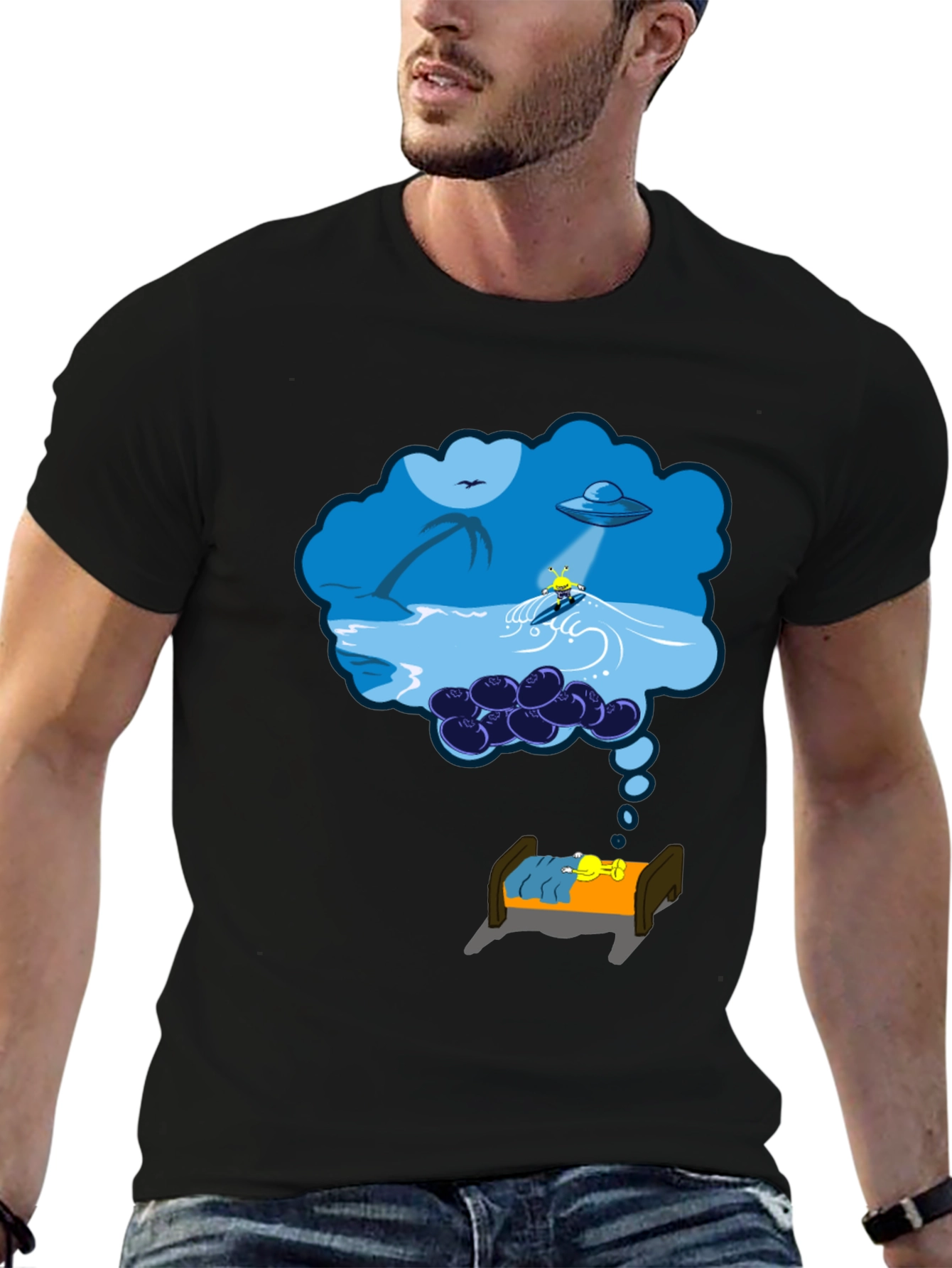 Dreamscape Graphic T-Shirt - Relaxed Fit Cotton Tee