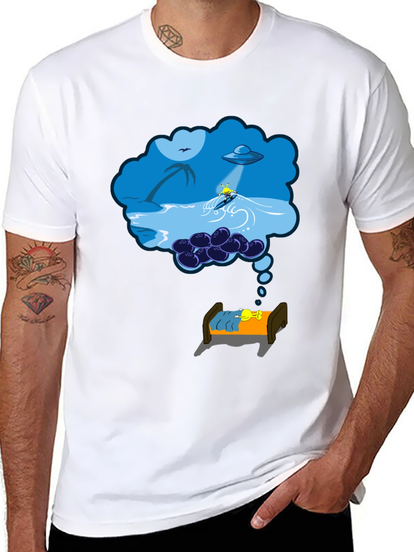 Dreamscape Graphic T-Shirt - Relaxed Fit Cotton Tee