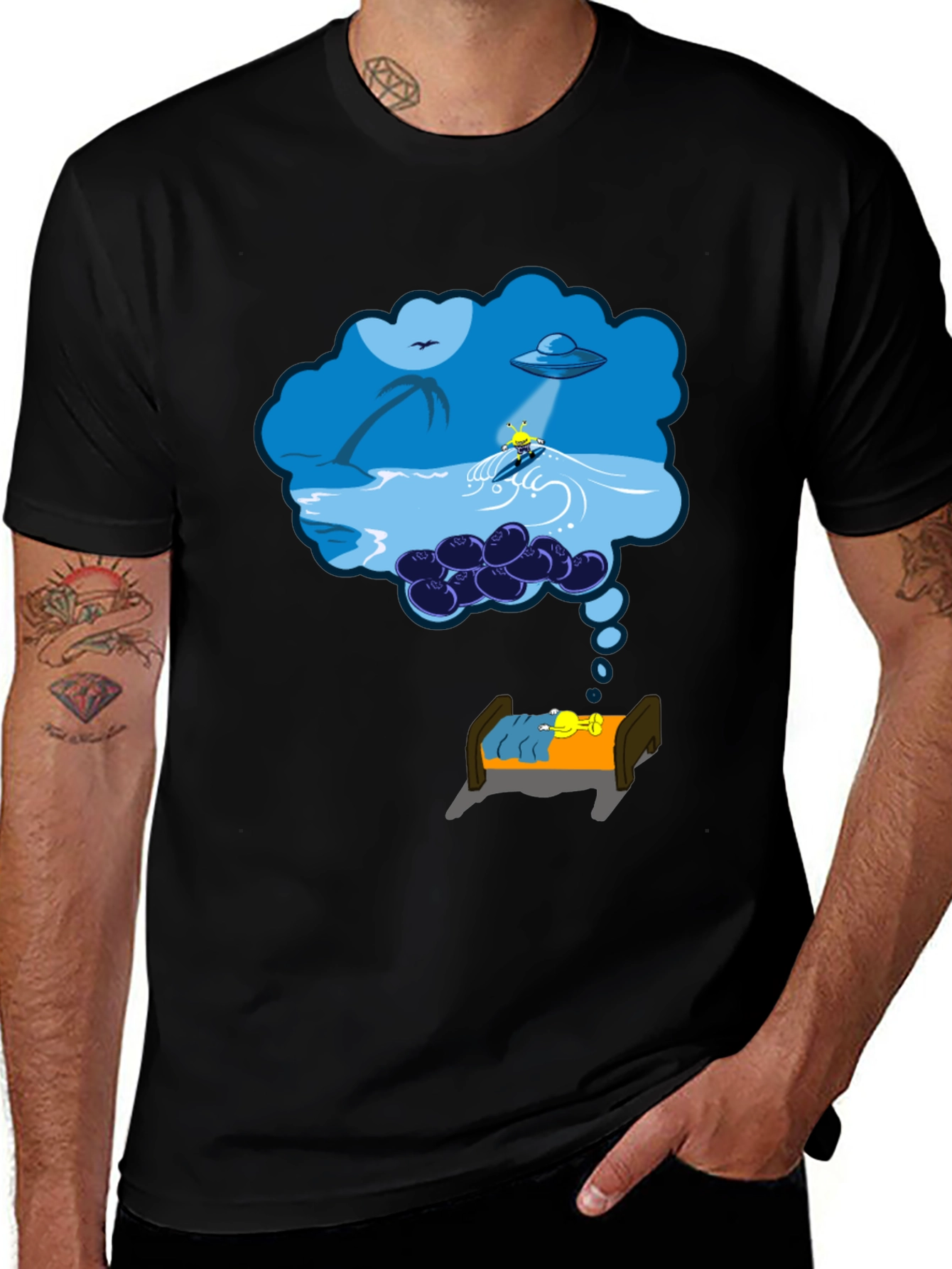 Dreamscape Graphic T-Shirt - Relaxed Fit Cotton Tee