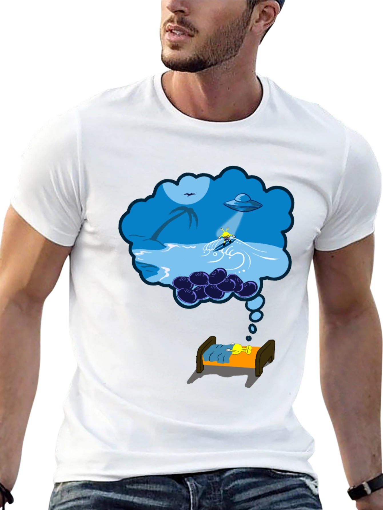 Dreamscape Graphic T-Shirt - Relaxed Fit Cotton Tee