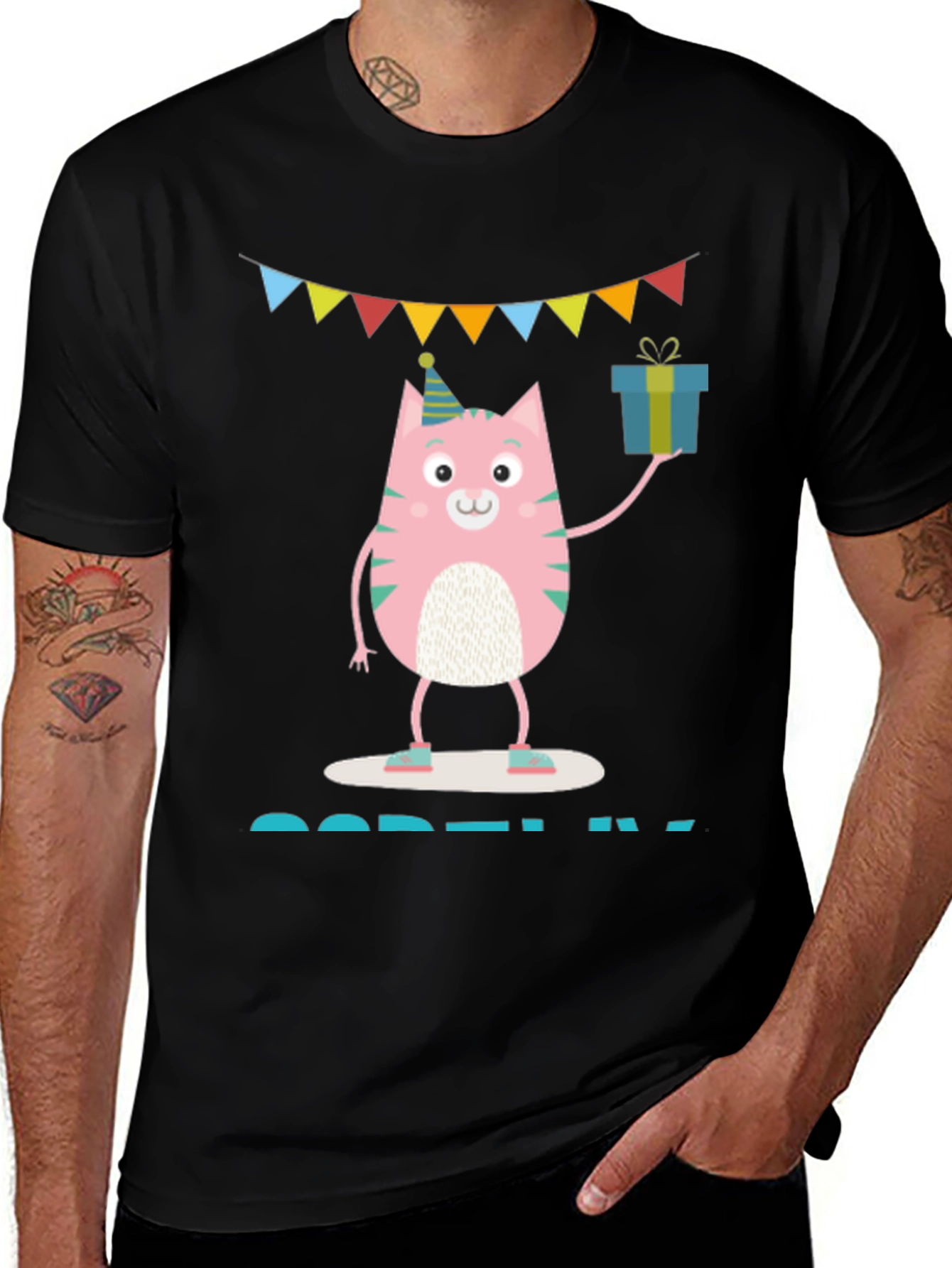 Birthday Cat T-Shirt - Cute Gift Tee