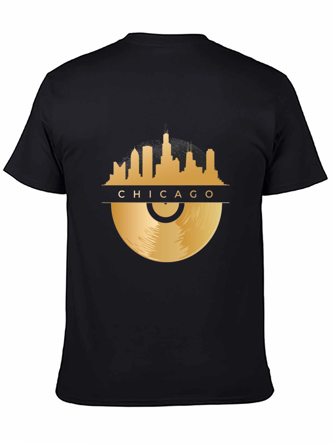 Chicago Skyline Record T-Shirt