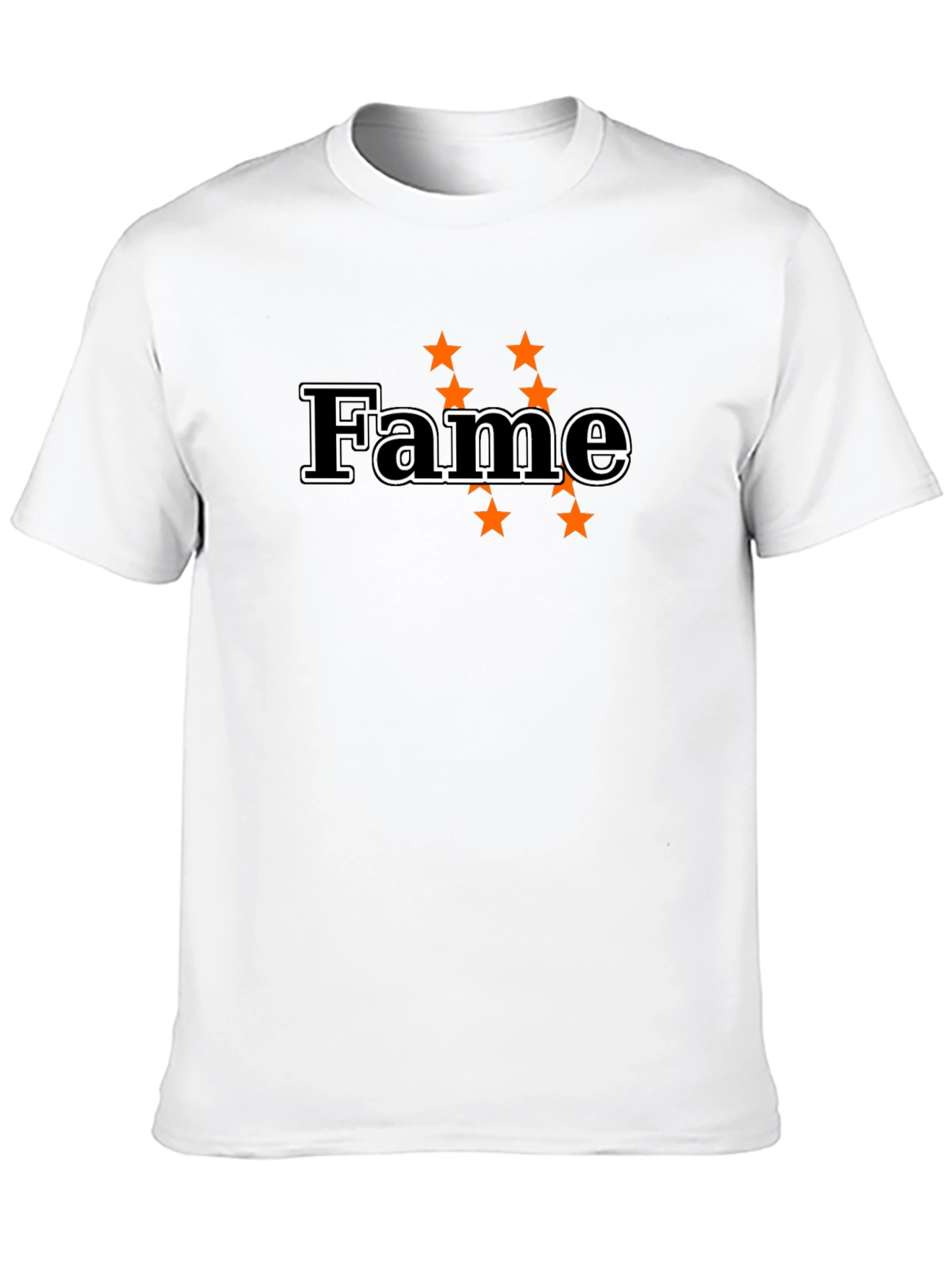 Fame Star Graphic Black T-Shirt