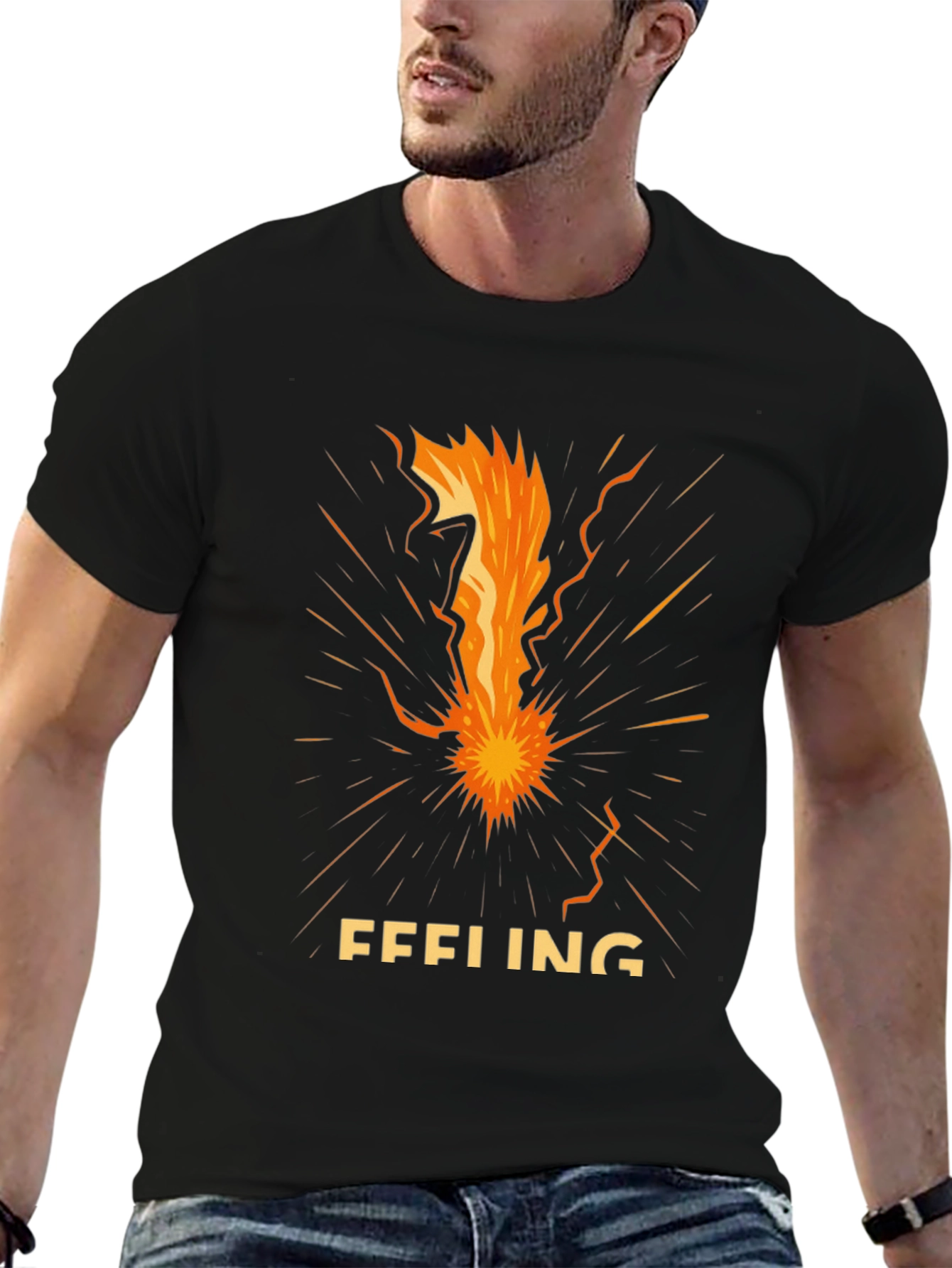 Feeling Graphic Tee - Bold Statement T-Shirt