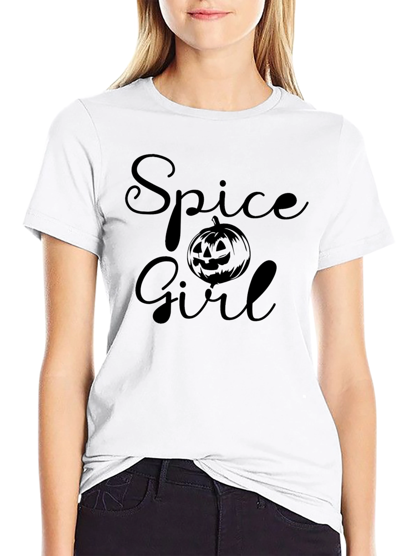 Spice Girl Pumpkin T-Shirt - Halloween Tee