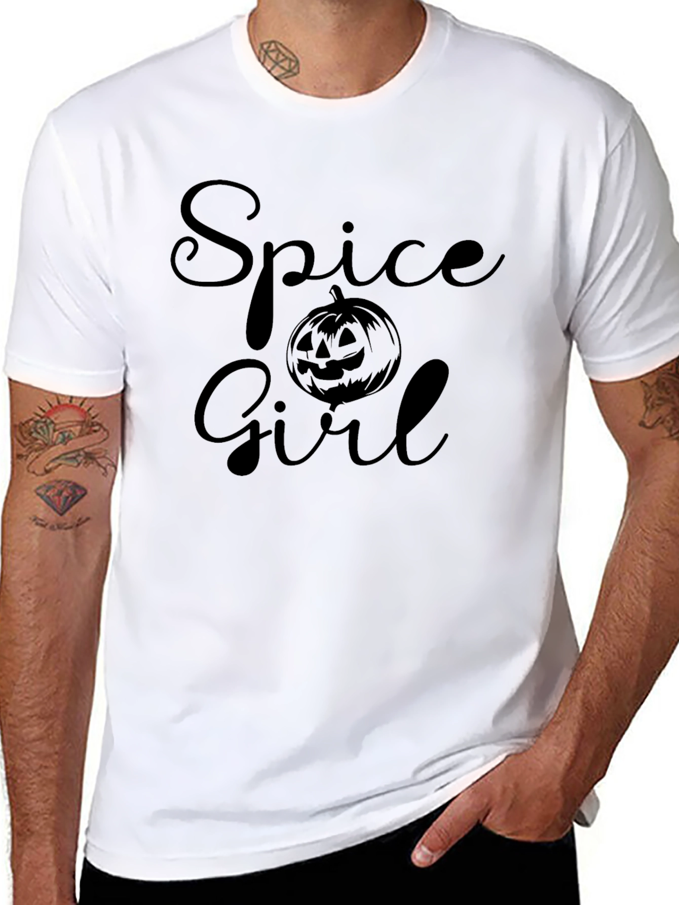 Spice Girl Pumpkin T-Shirt - Halloween Tee