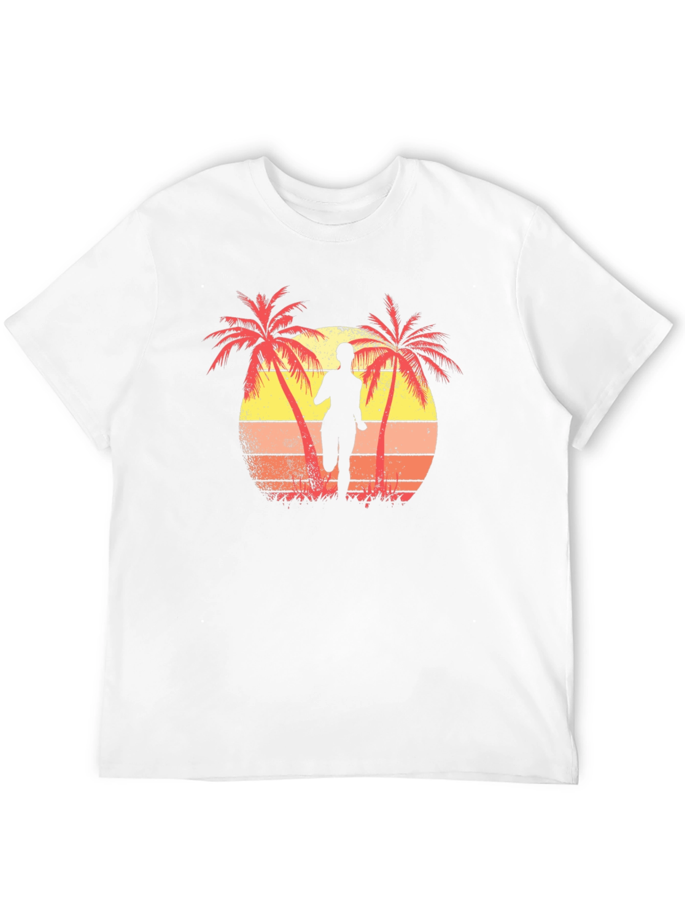 Retro Sunset Runner T-Shirt