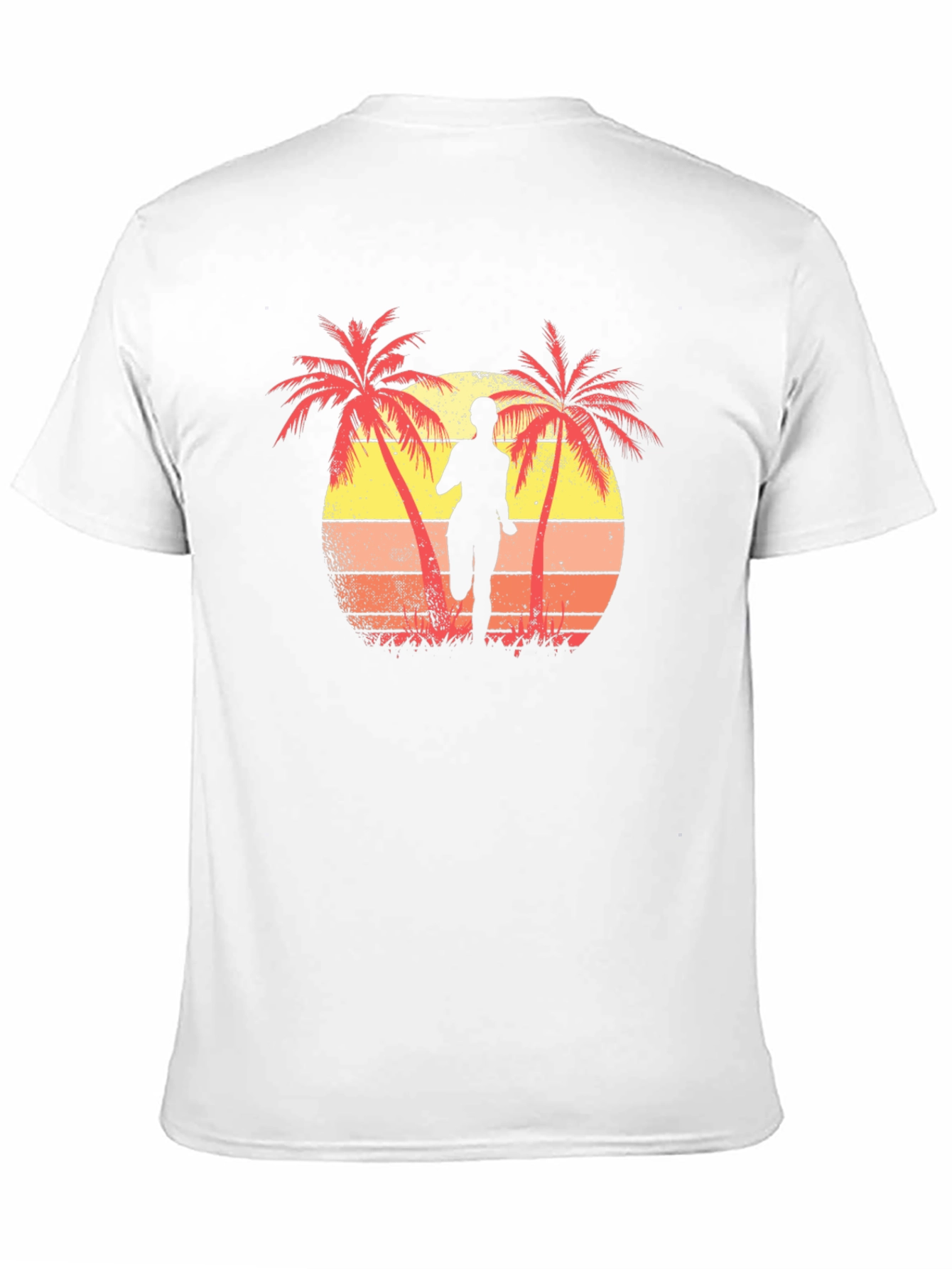 Retro Sunset Runner T-Shirt
