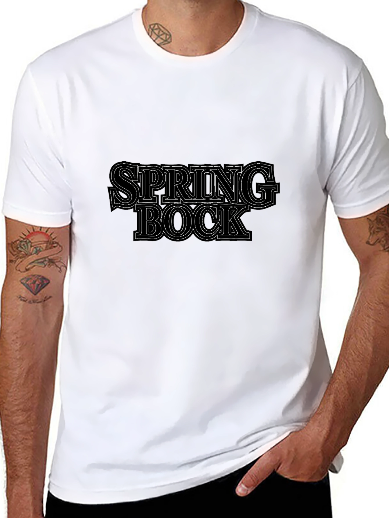 Spring Bock Graphic Tee - Black
