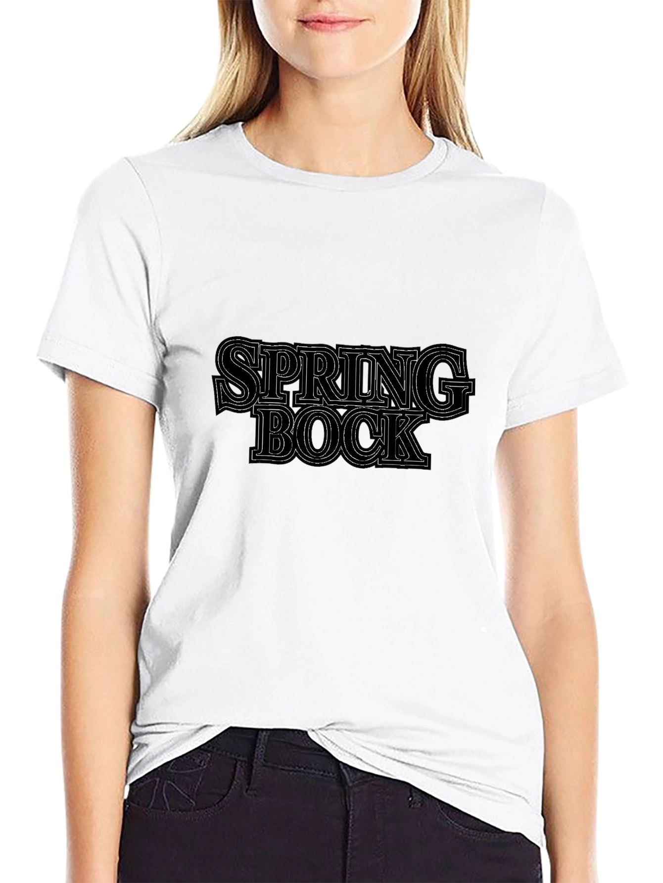 Spring Bock Graphic Tee - Black