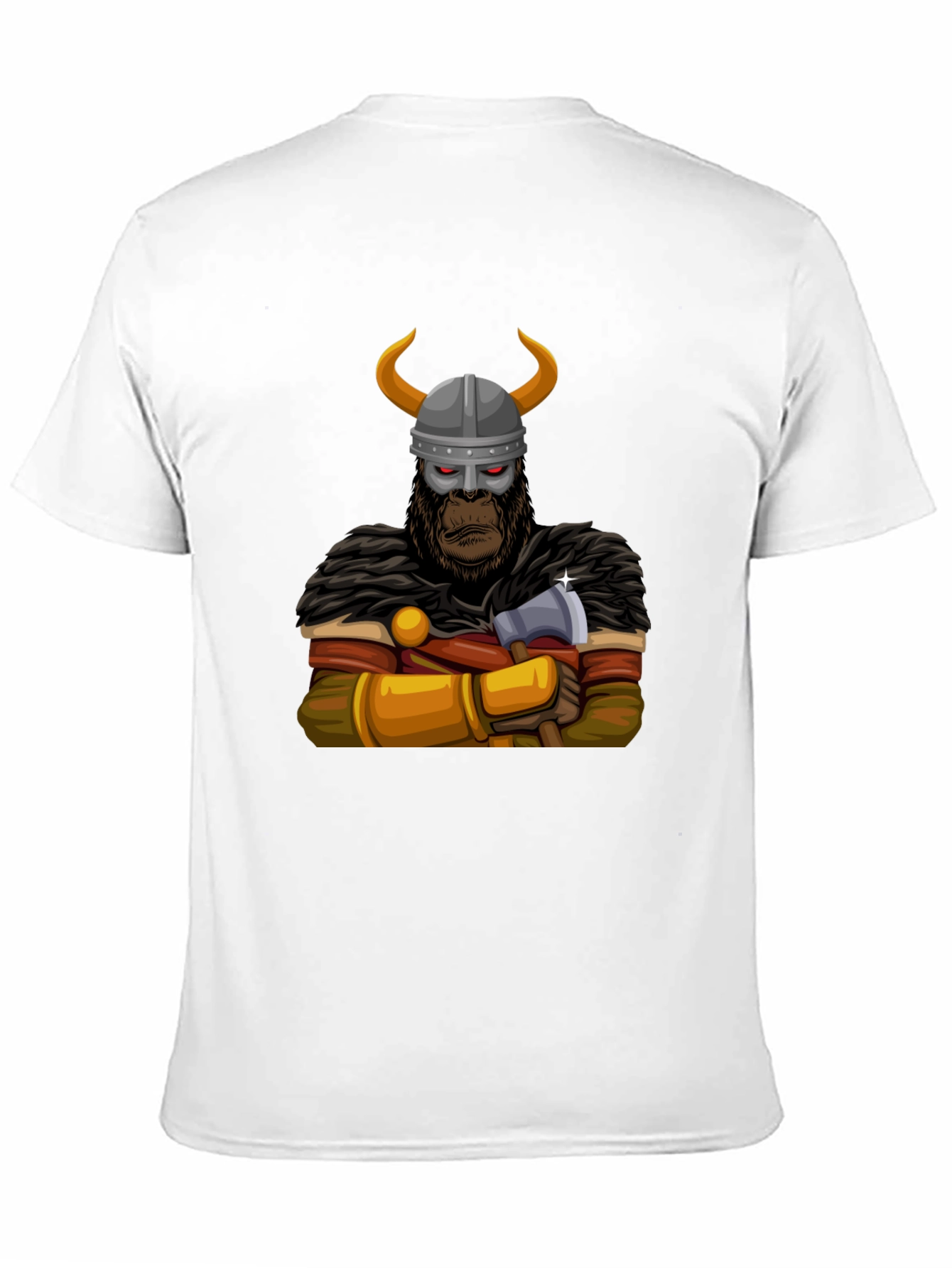 Viking Gorilla Graphic T-Shirt - Unique Design