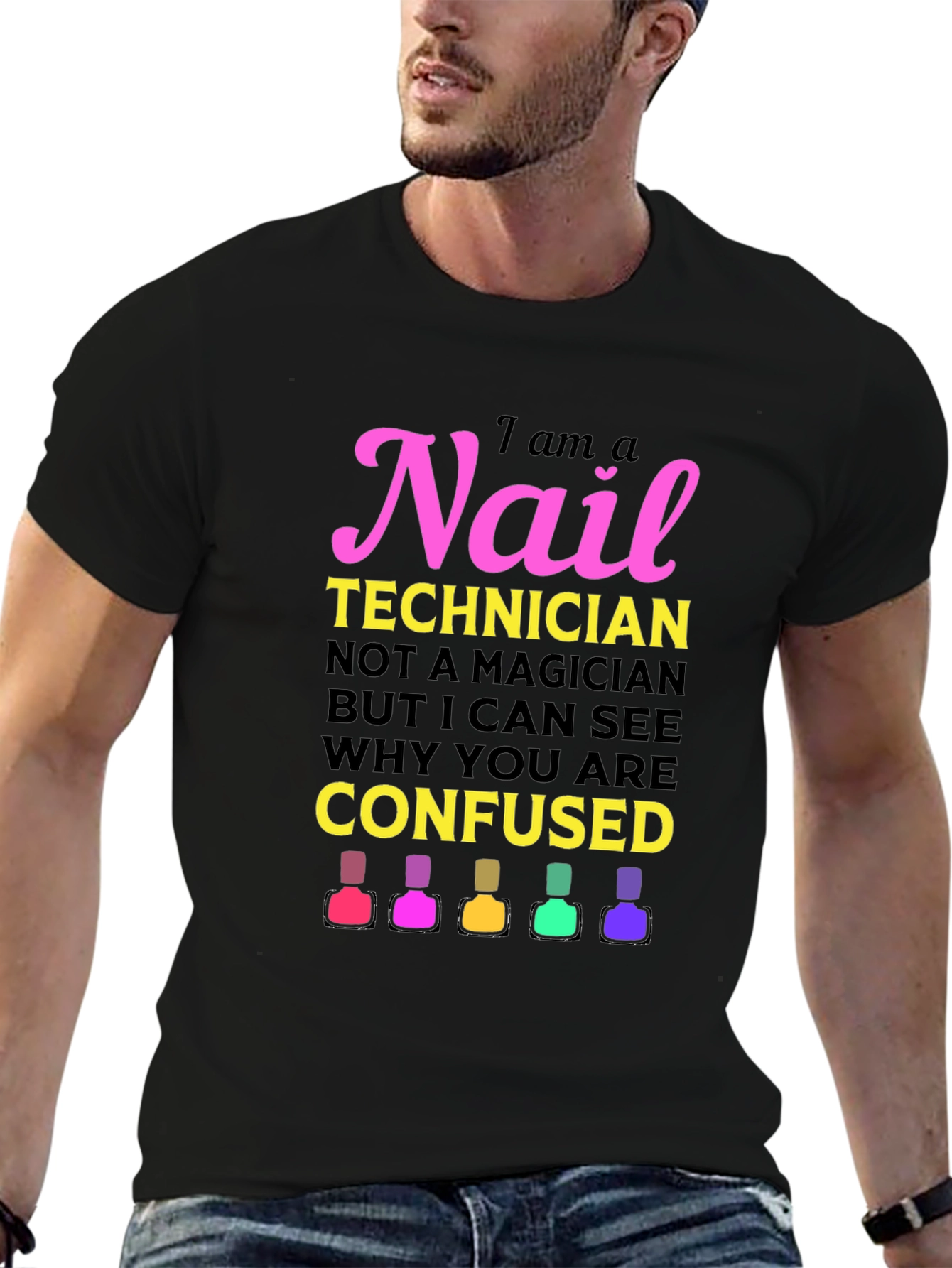 Nail Technician Graphic T-Shirt - Salon Apparel