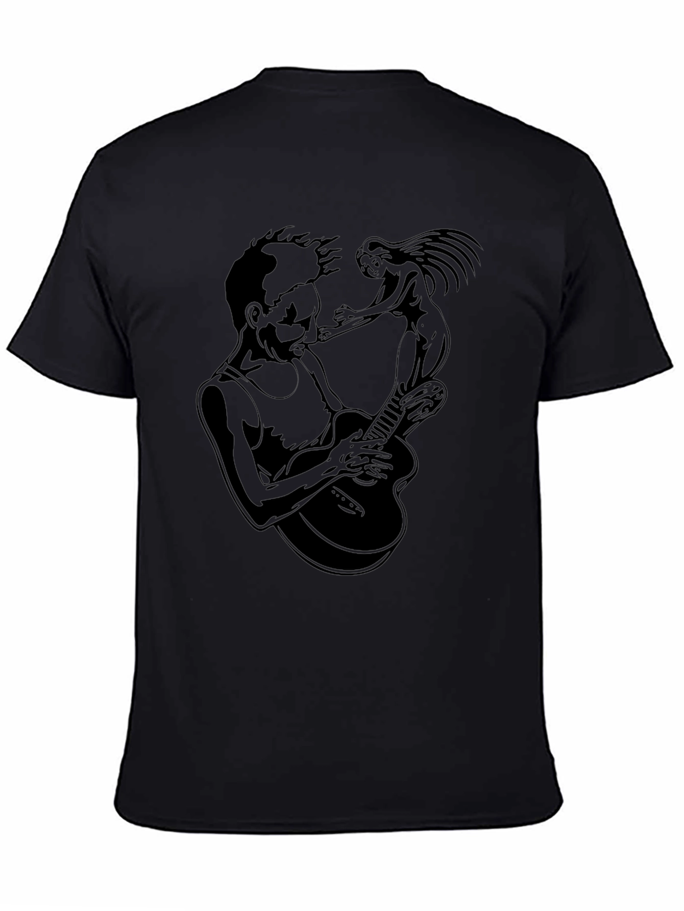 Guitarist & Muse Graphic Tee - Black