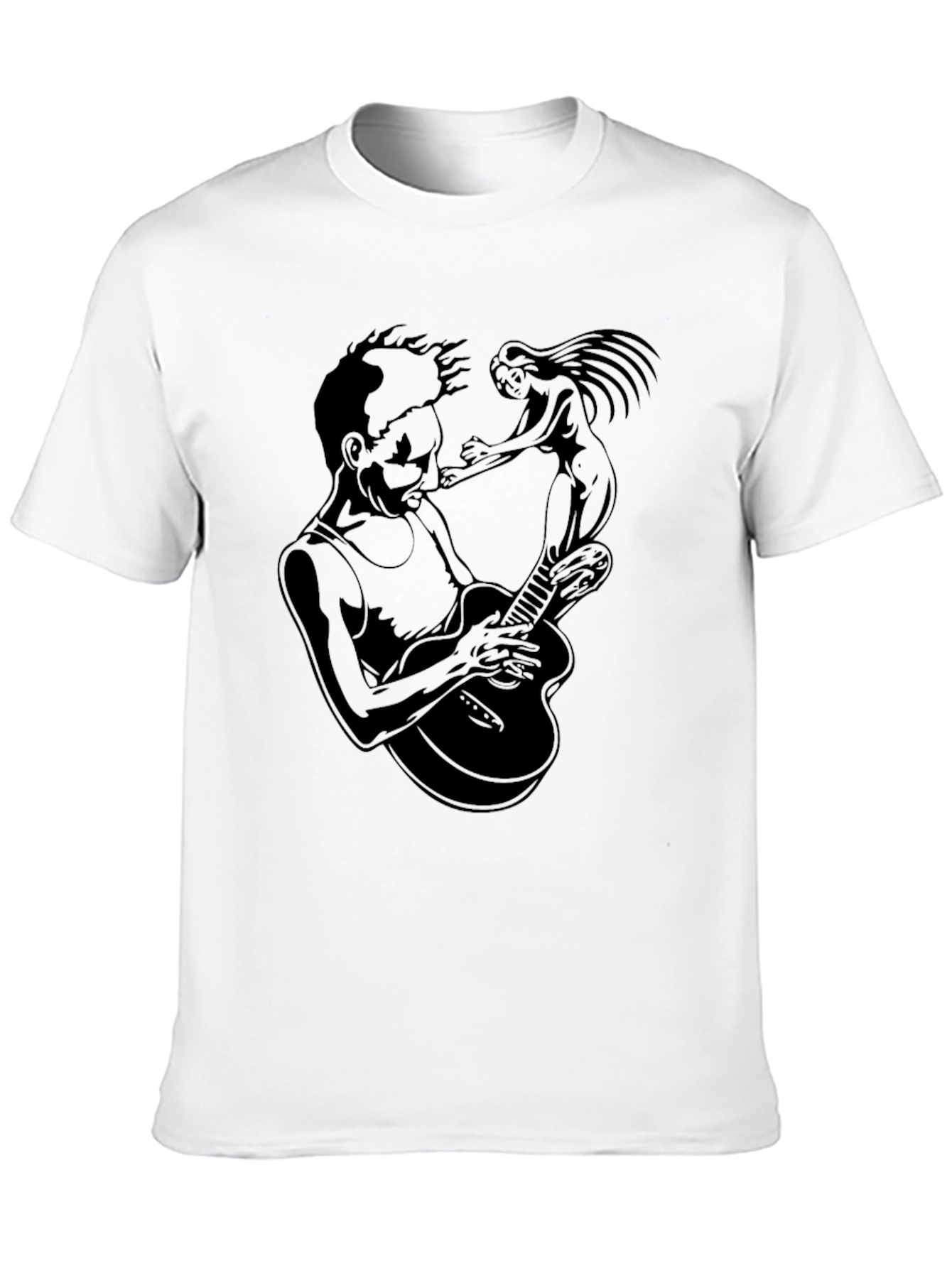 Guitarist & Muse Graphic Tee - Black