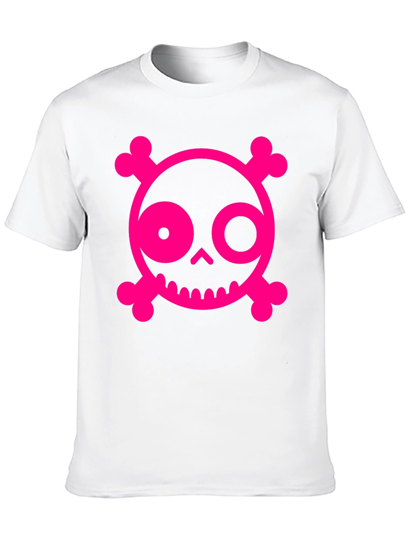 Edgy Skull & Crossbones Graphic T-Shirt